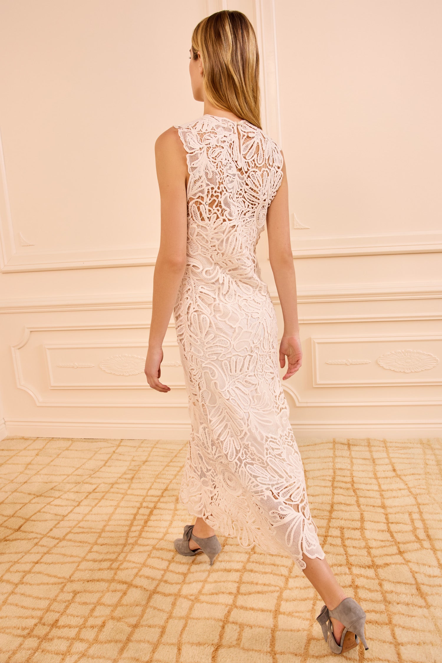 Ulla Johnson Eloisa Corded Lace Dress - Chalk