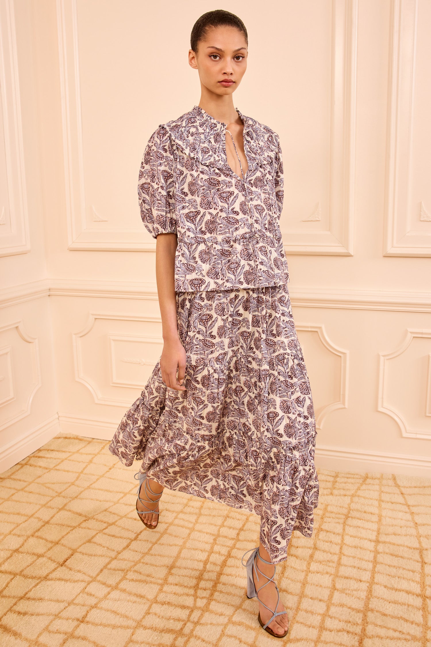 Elvie Cotton Top - Meadow