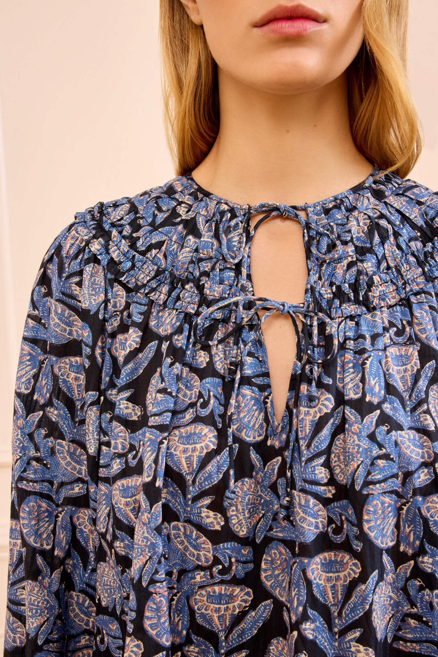 Ulla Johnson Florelle Cotton Blouse - Zinnia