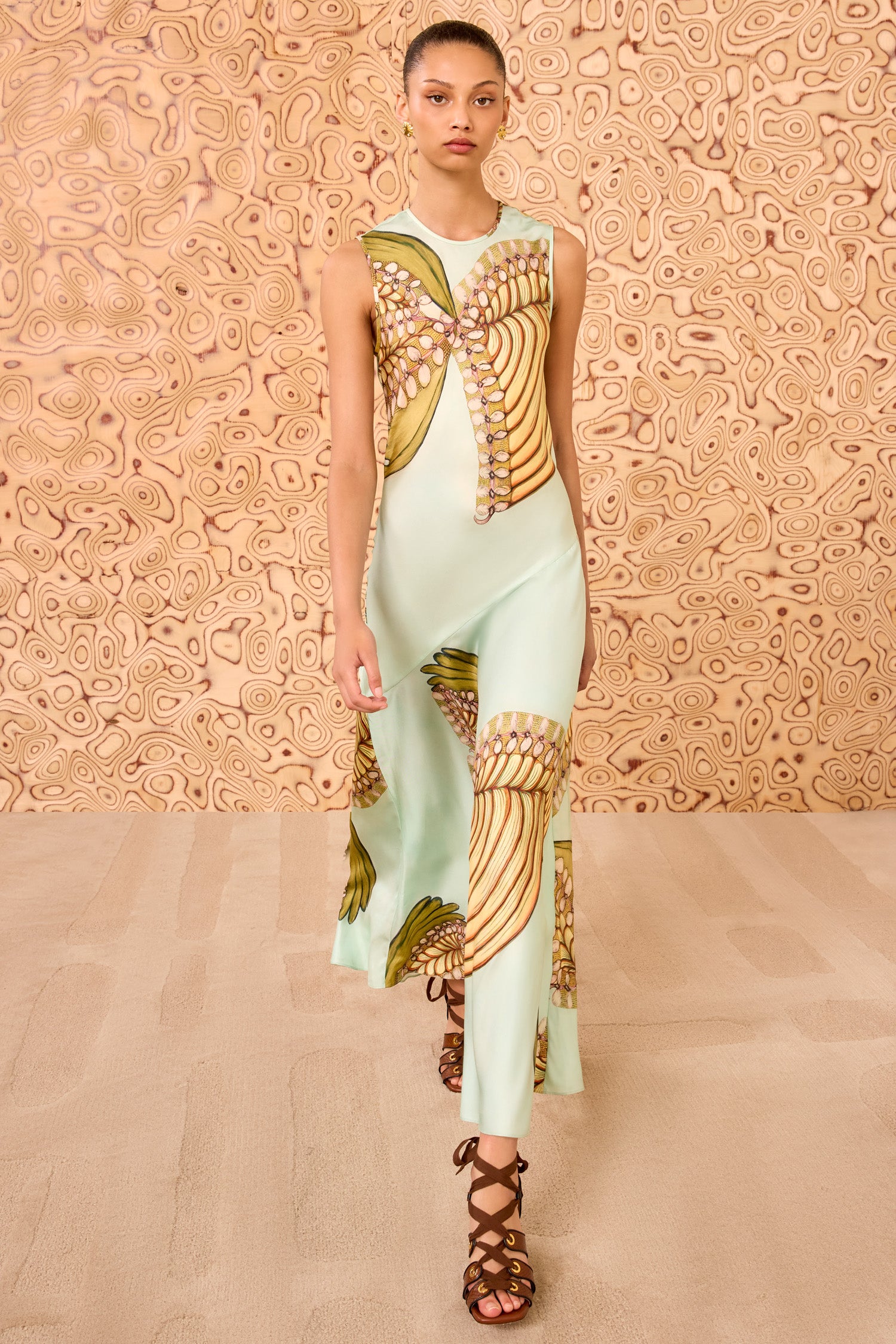 Ulla Johnson Gaea Midi Dress - Water Blossoms