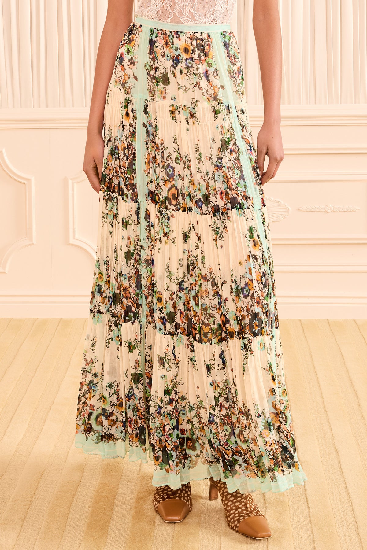 Gaelle Maxi Skirt - Jasmine