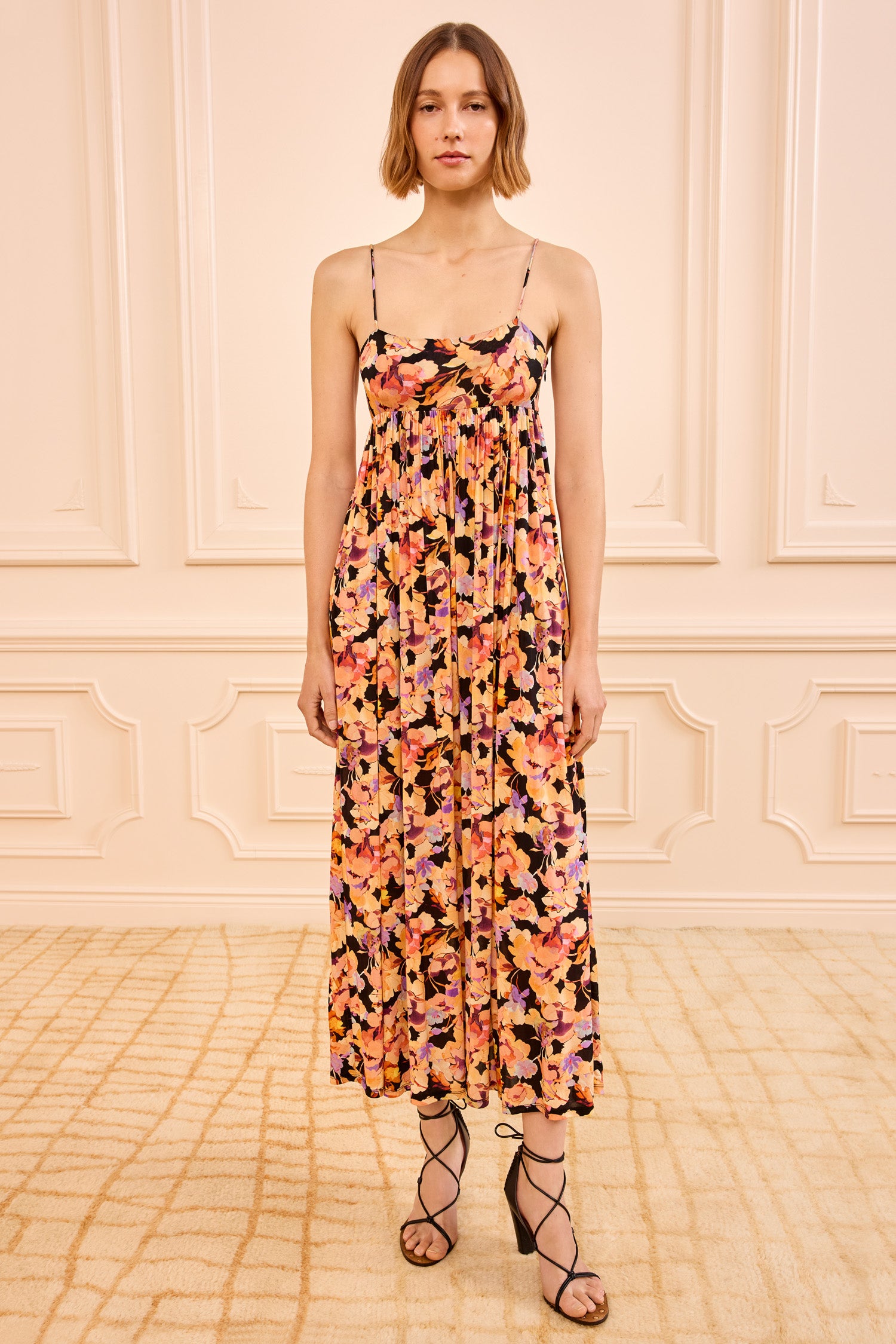 Hayes Jersey Dress - Night Bloom