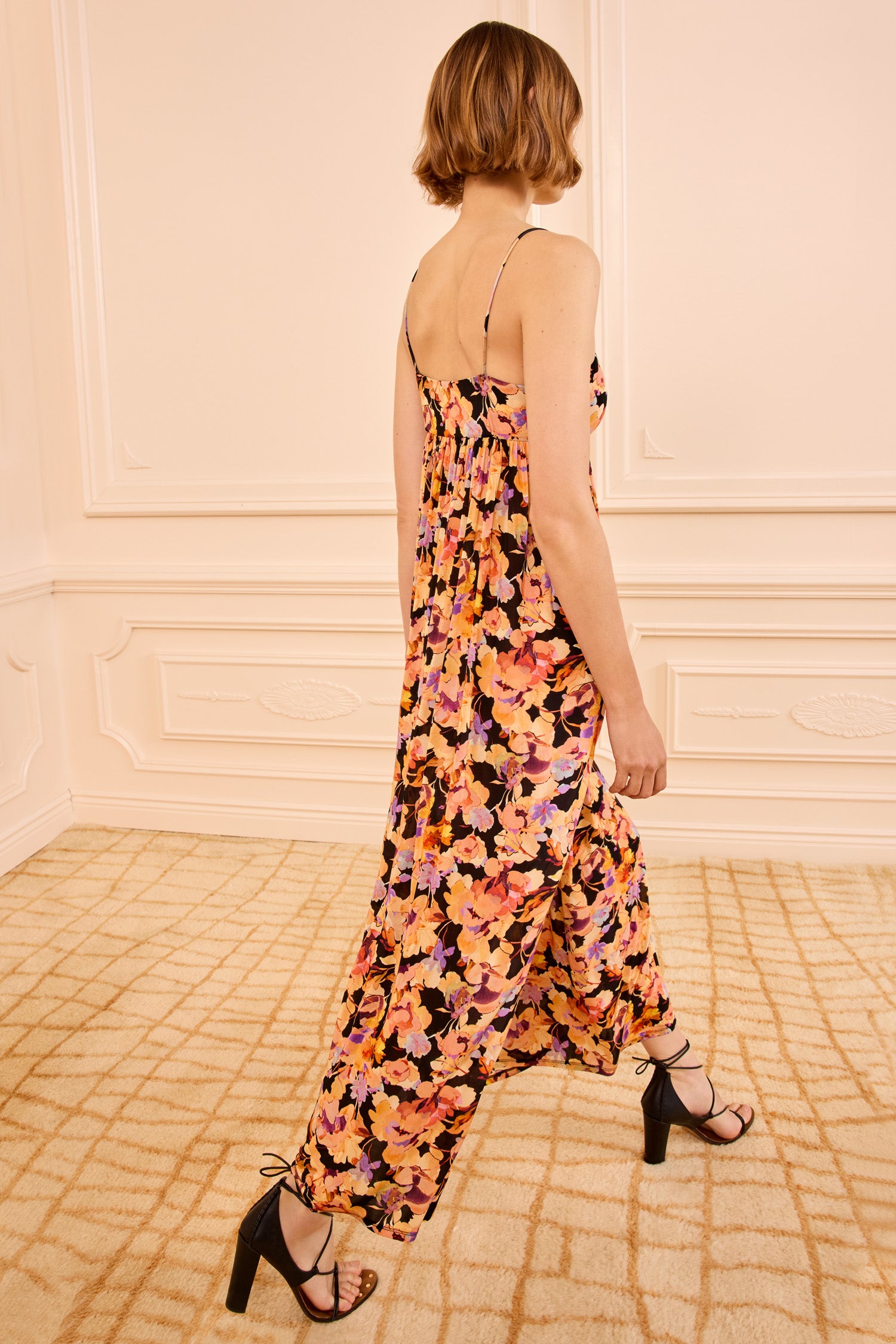 Hayes Jersey Dress - Night Bloom