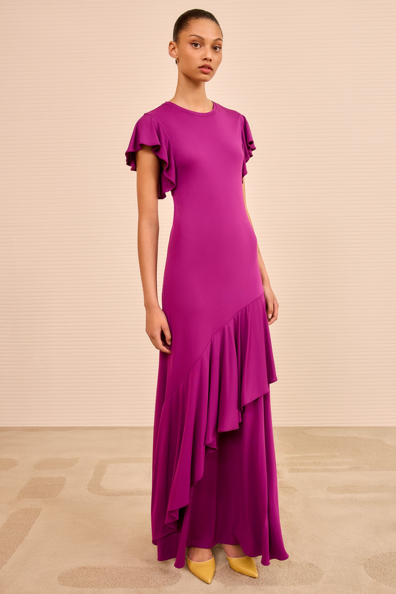 Ulla Johnson Iris SL Dress - Mulberry