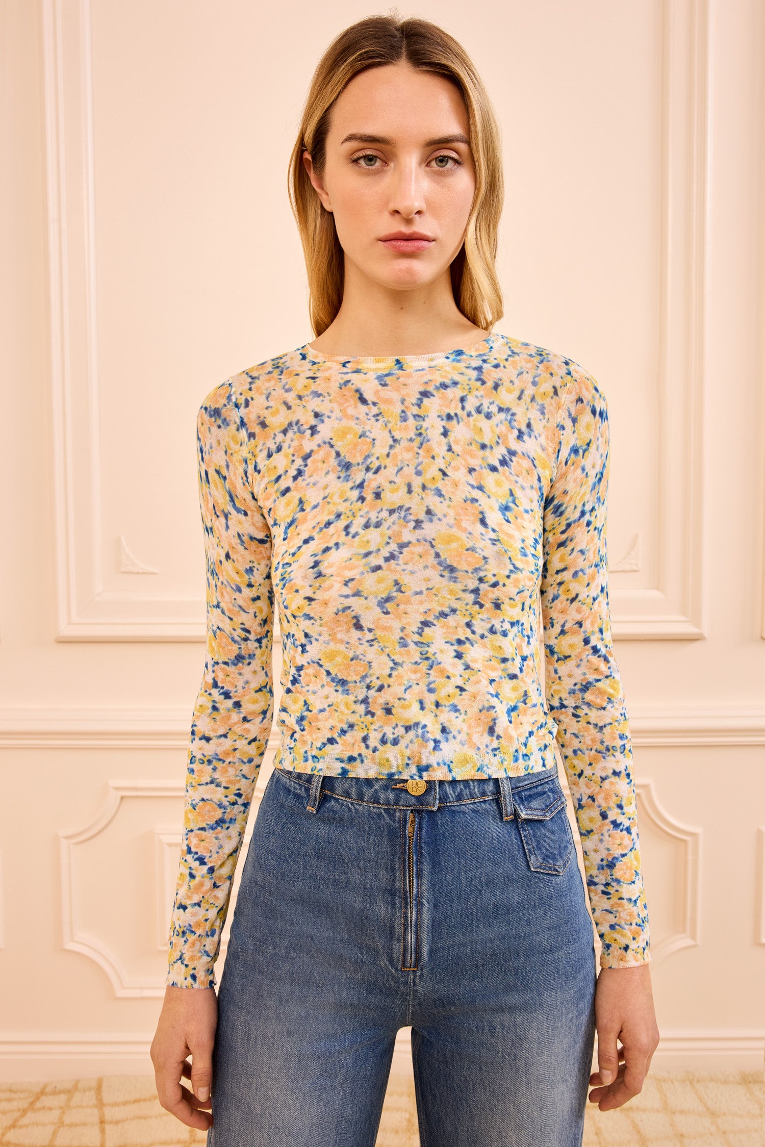 Jilliene Knit Pullover - Daffodil