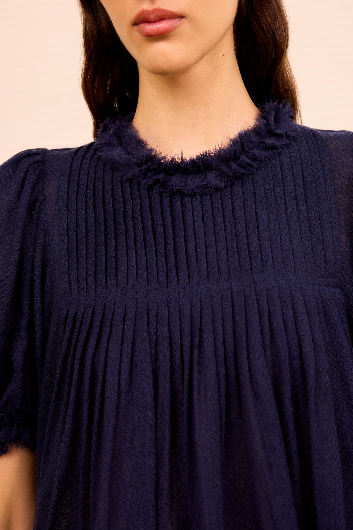 Karlyn Puff Sleeve Top - Midnight