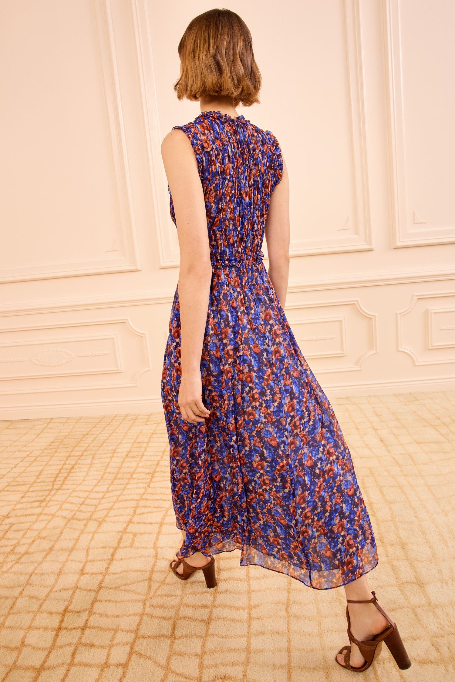 Kasia Silk Dress - Violet