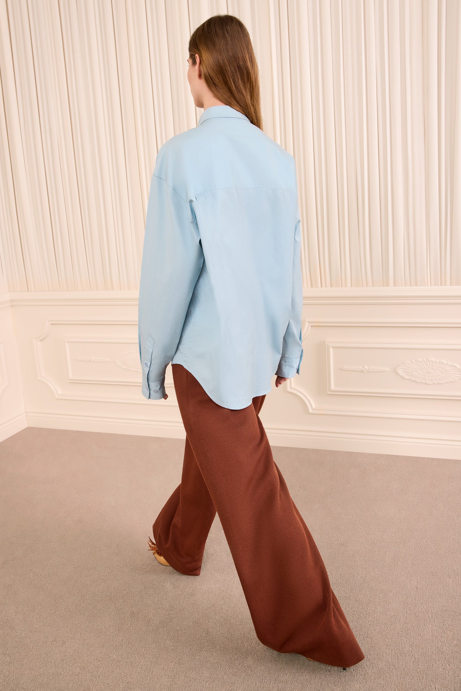 Ulla Johnson Laia Long Sleeve Cotton Blouse - Heron