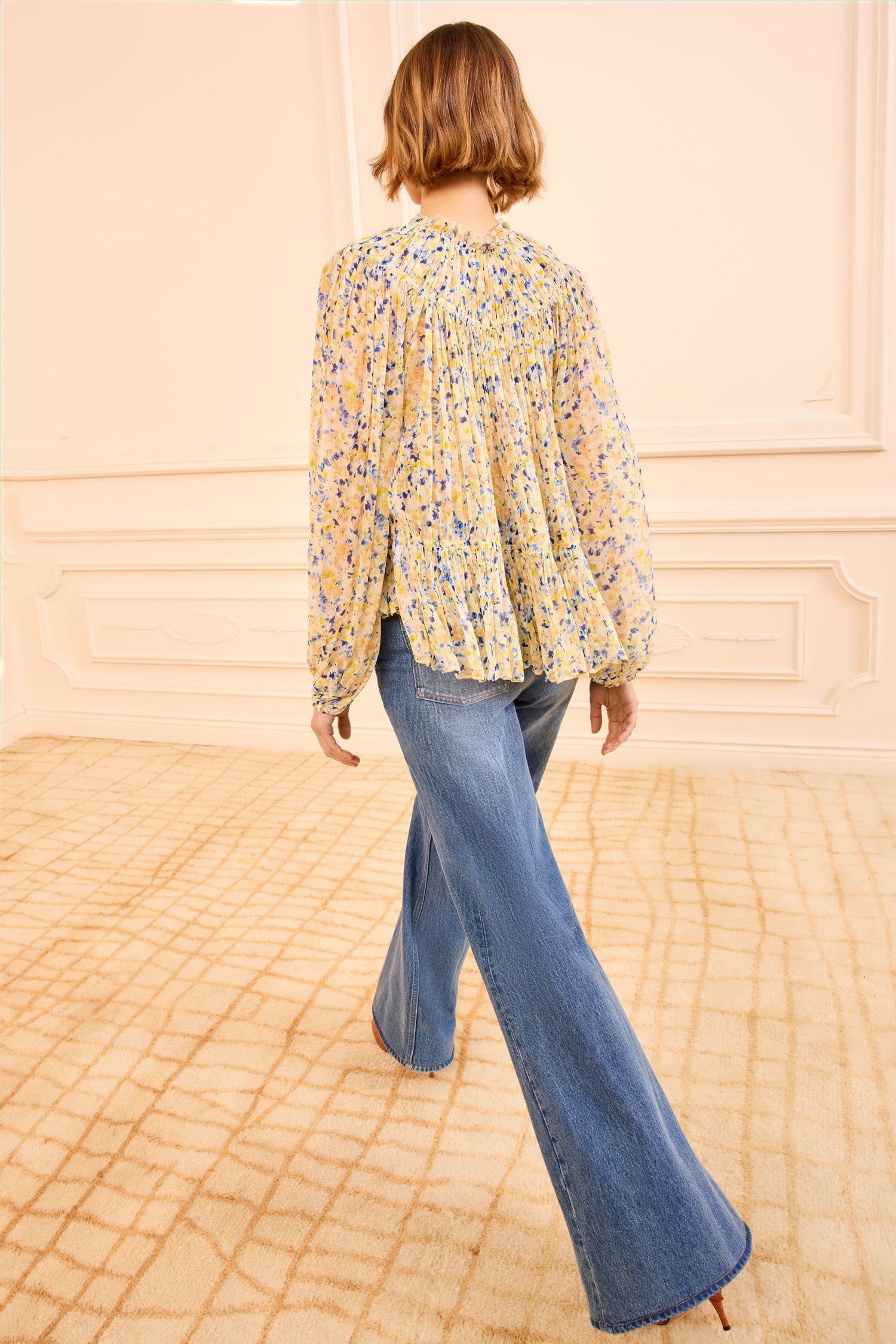 Leandra Silk Blouse - Daffodil