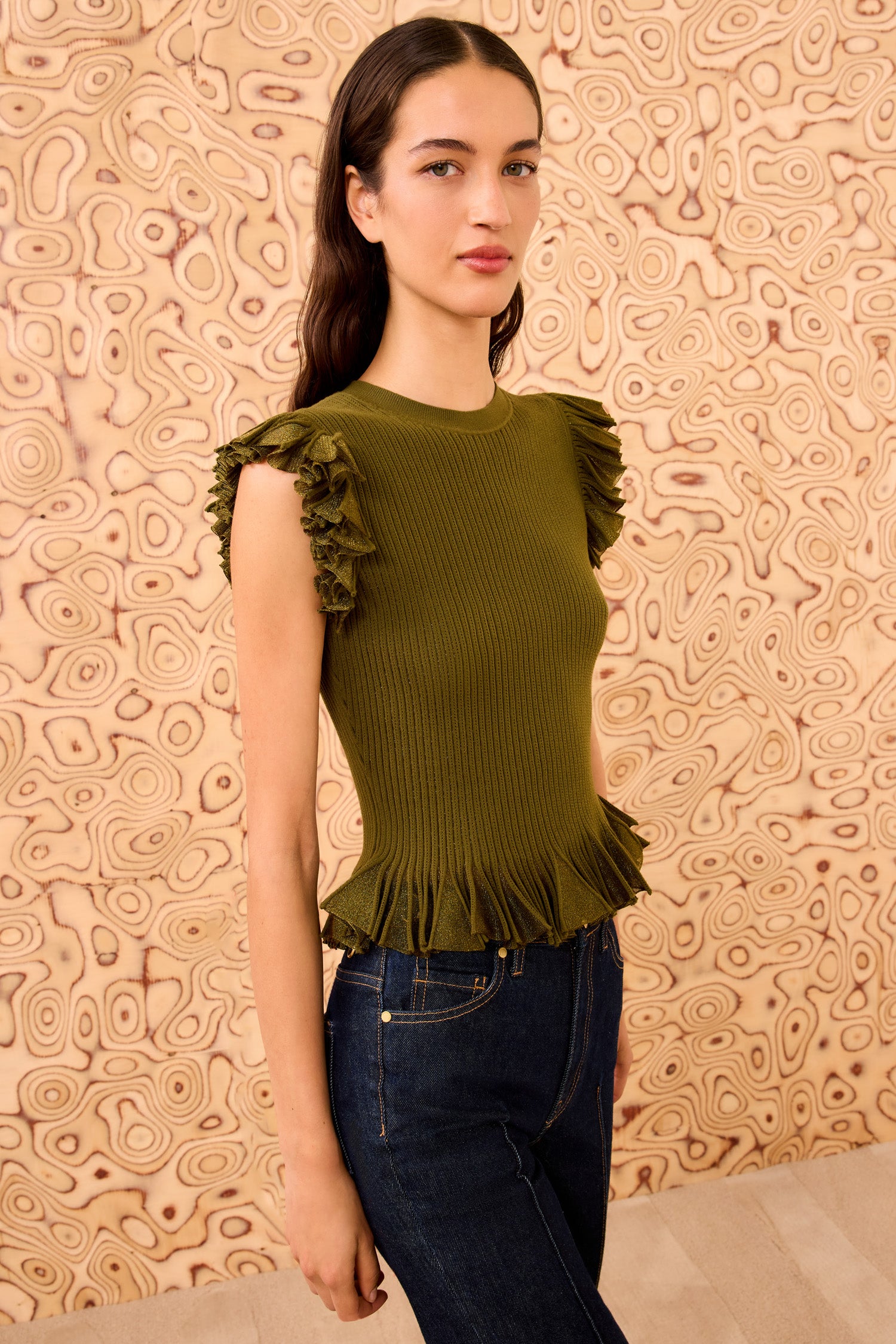 Leila Top - Olive