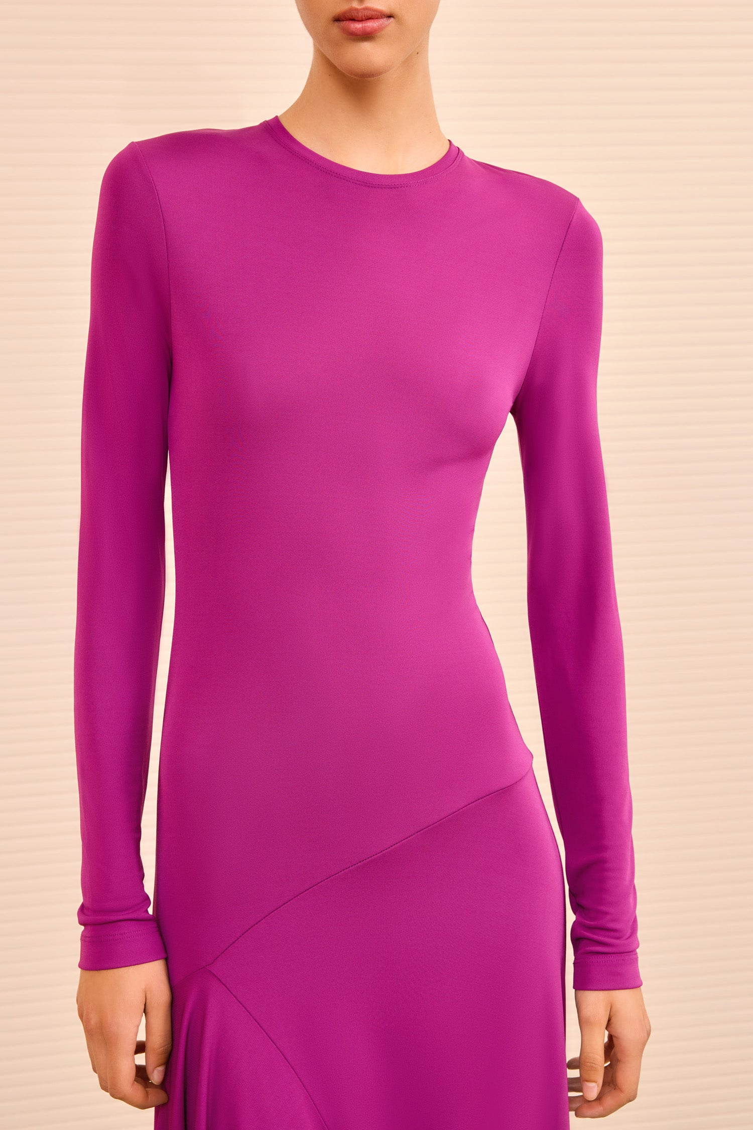 Leyna LS Dress - Mulberry