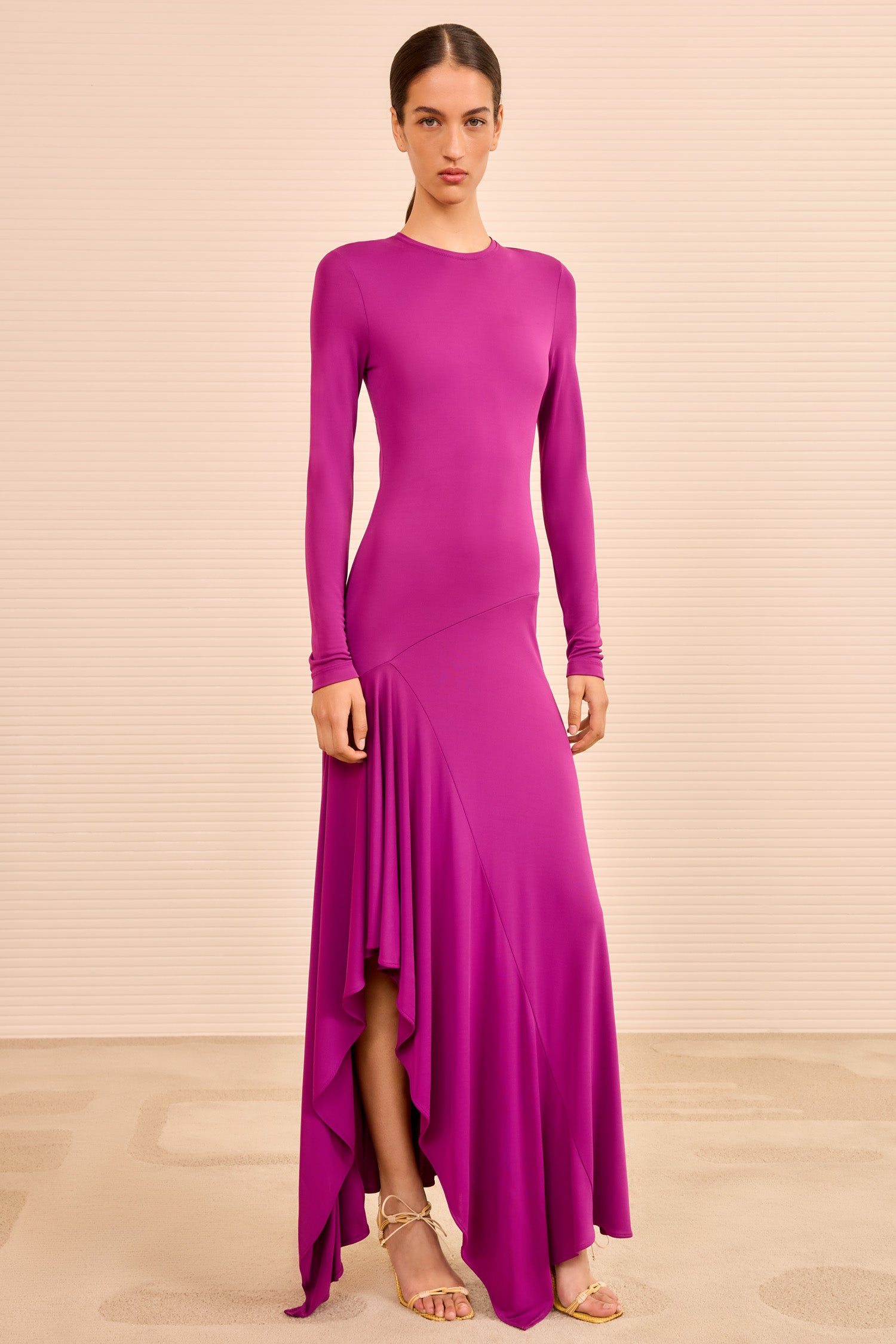 Leyna LS Dress - Mulberry