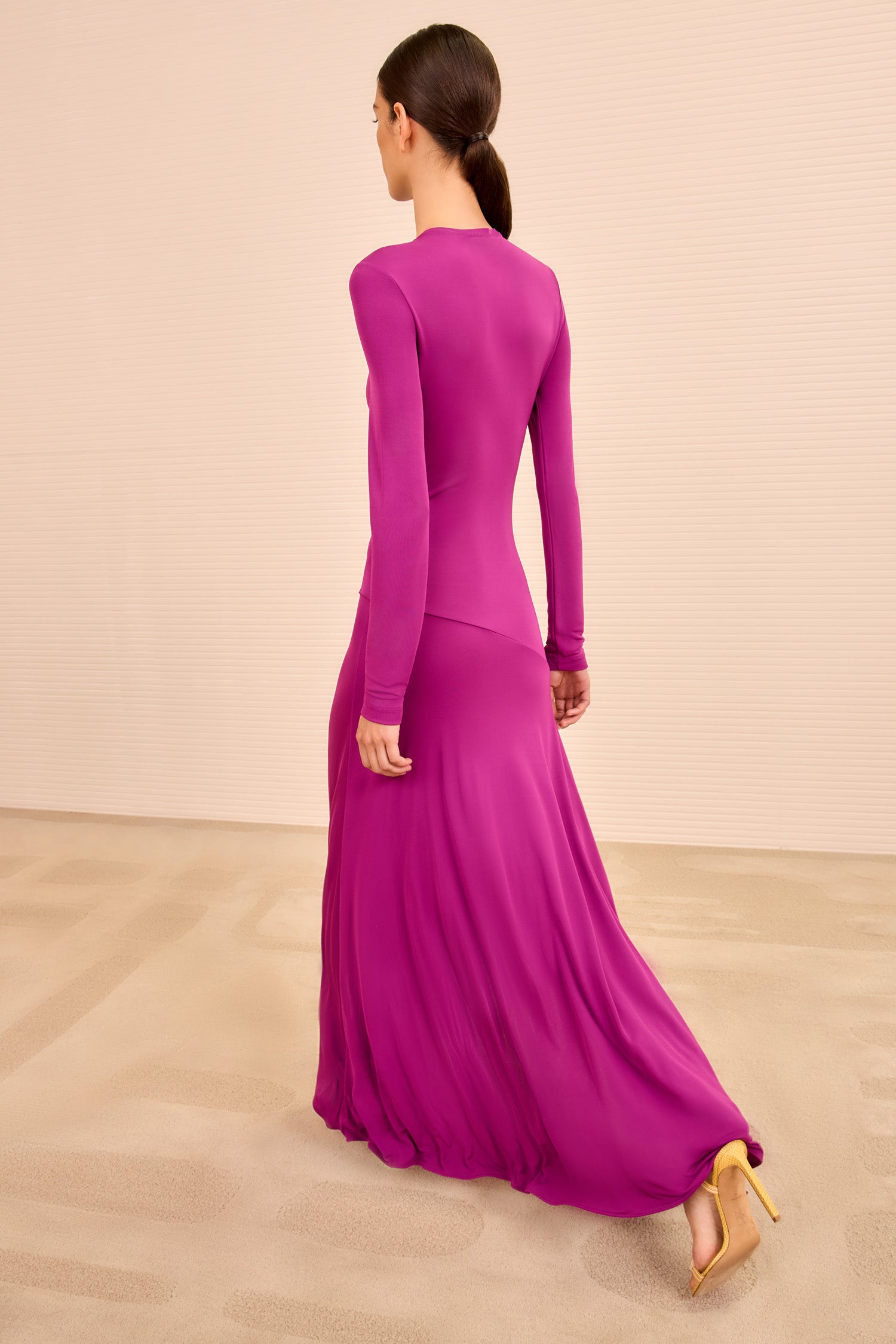 Leyna LS Dress - Mulberry