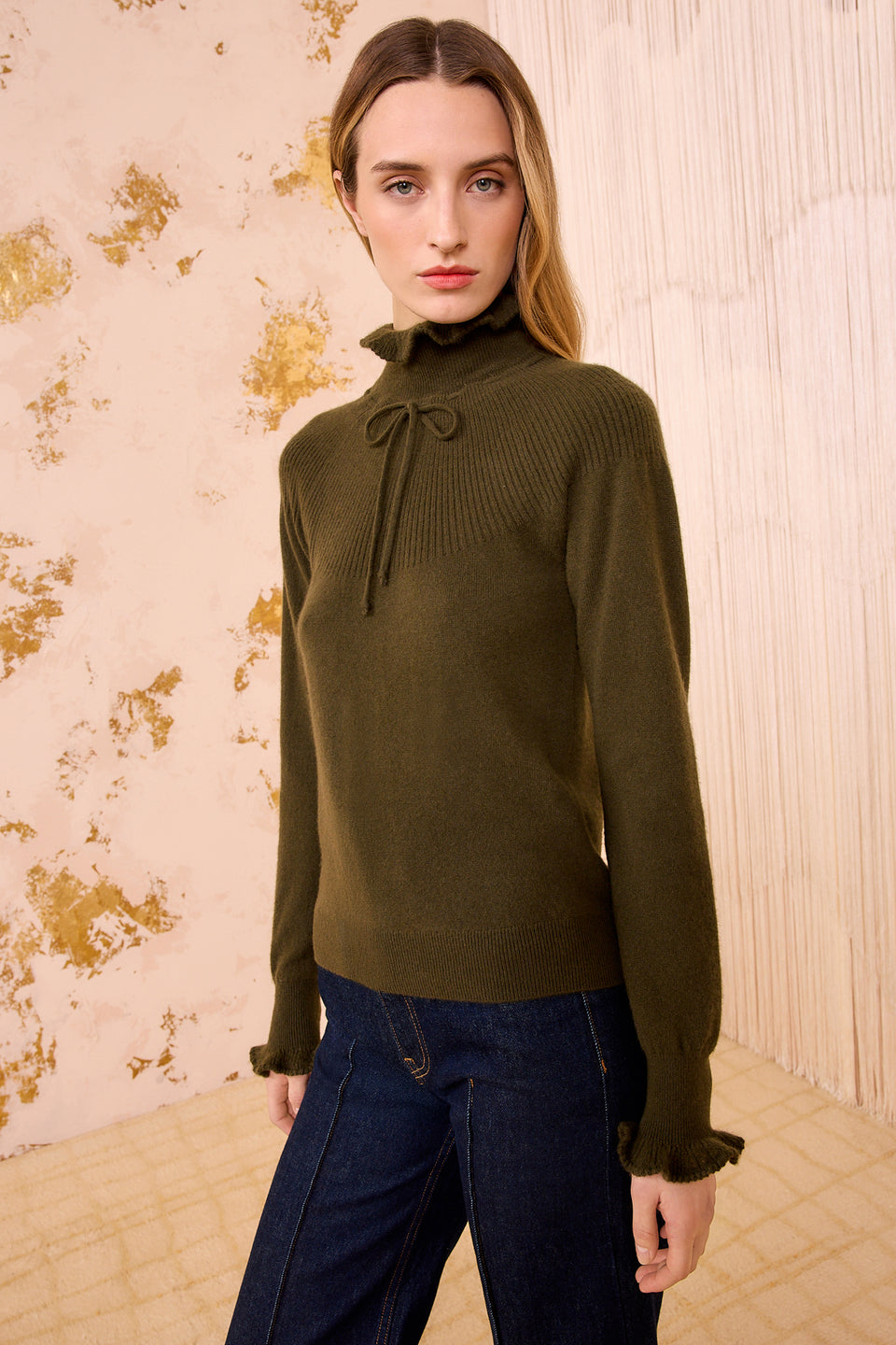 Maisie Cashmere Turtleneck - Hunter