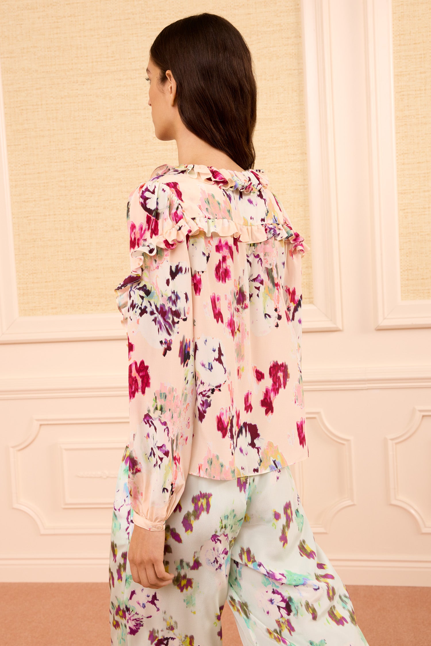 Ulla Johnson Marguerite Silk Blouse - Summer Garden