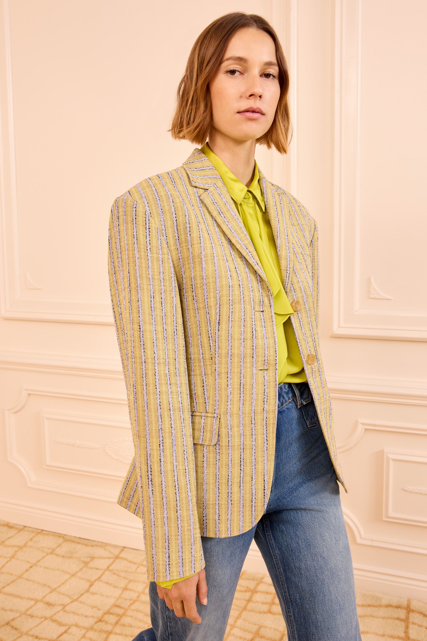 Matteo Tailored Blazer - Agave