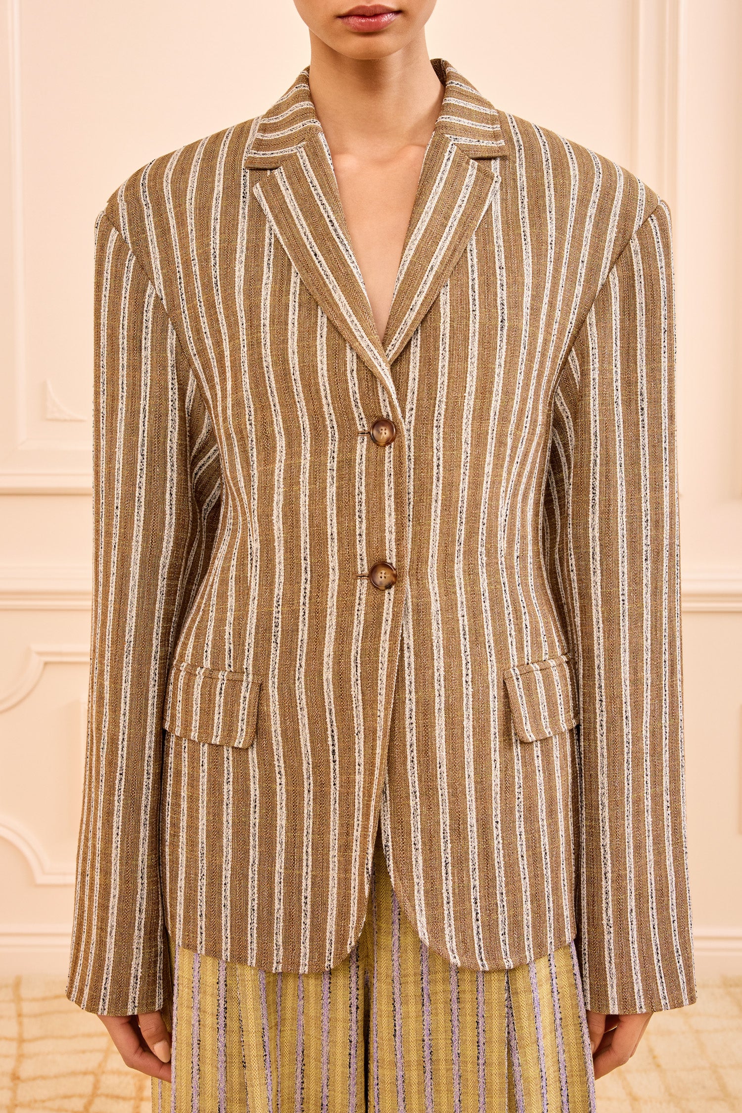 Ulla Johnson Matteo Tailored Blazer - Linum