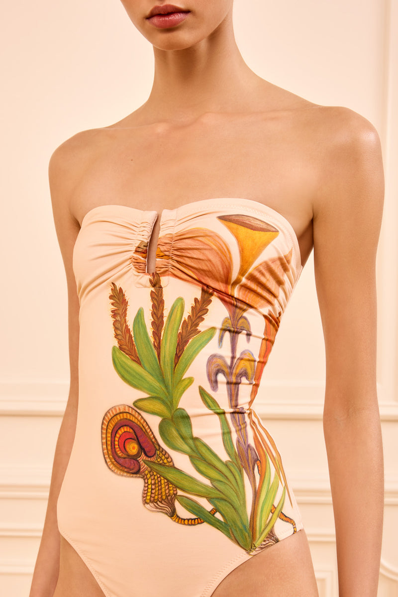 Monterey Strapless Maillot - Inner Nature - Ulla Johnson