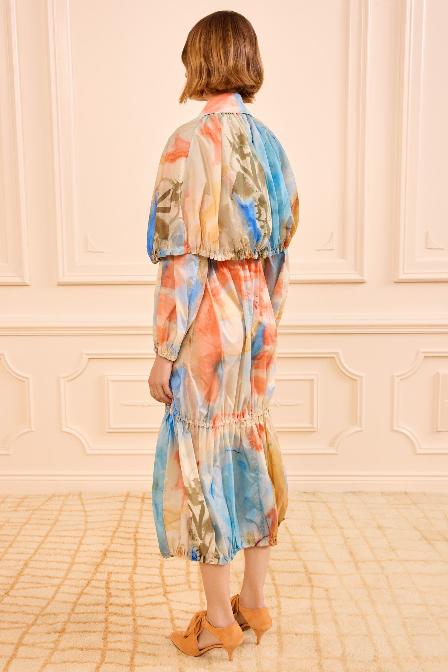 Ulla Johnson Nadia Bubble Tiered Coat - Western Dream