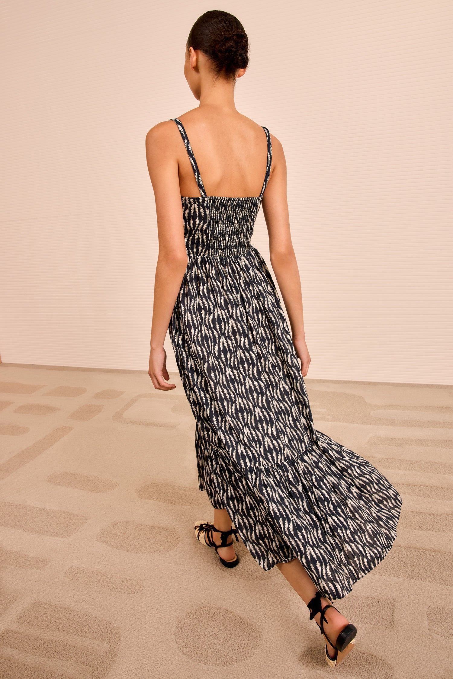 Ulla Johnson Nadine Cami Midi Dress - Graphite