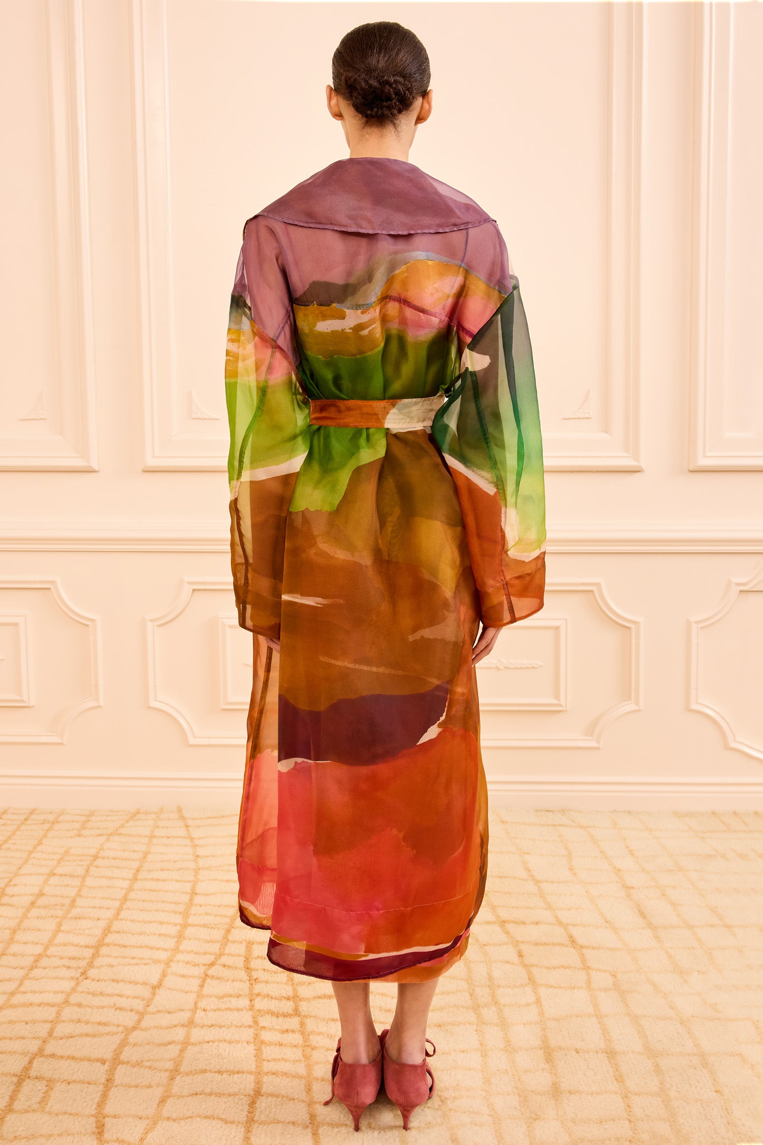 Ulla Johnson Novalie Organza Trench Coat - Nature Abhors A Vacuum