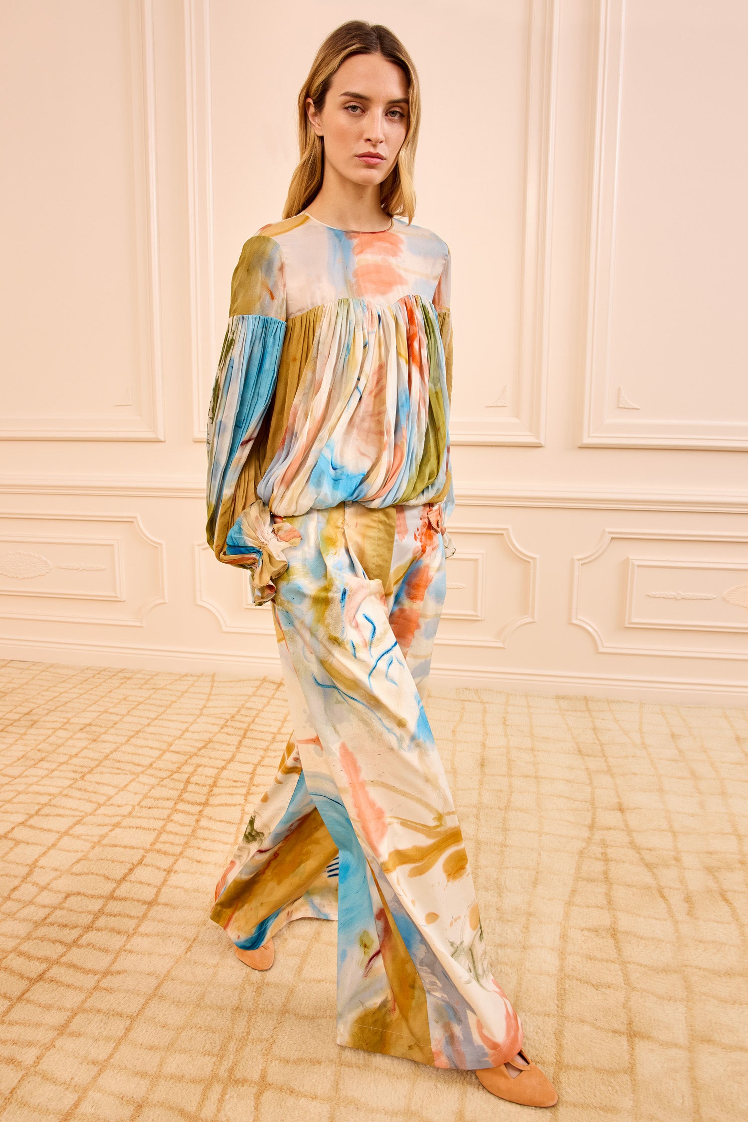 Pearl Silk Blouse - Western Dream