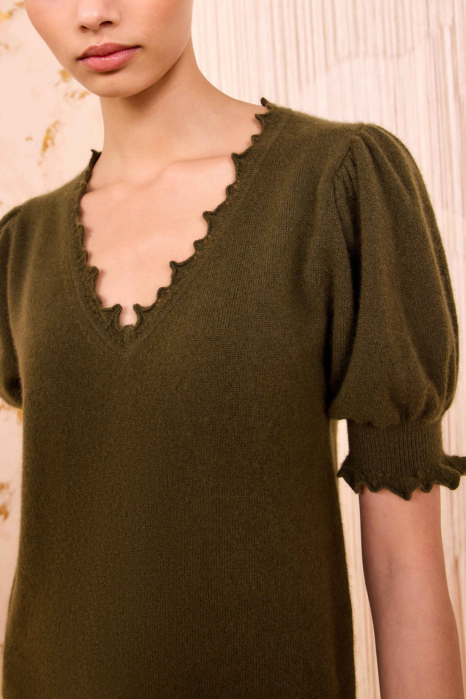 Ulla Johnson Polline Short Sleeve Top - Hunter