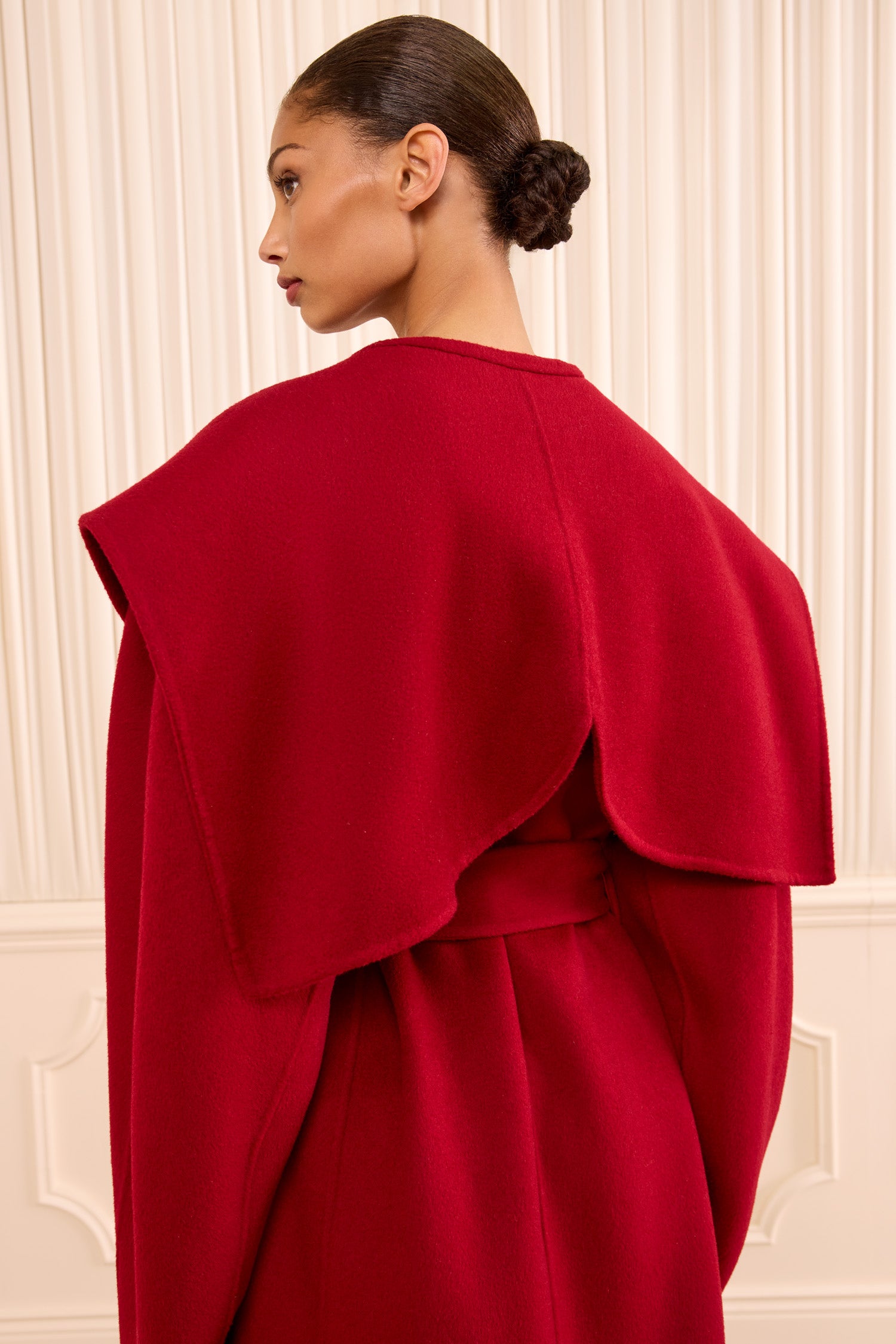 Rory Wool Coat - Cerise