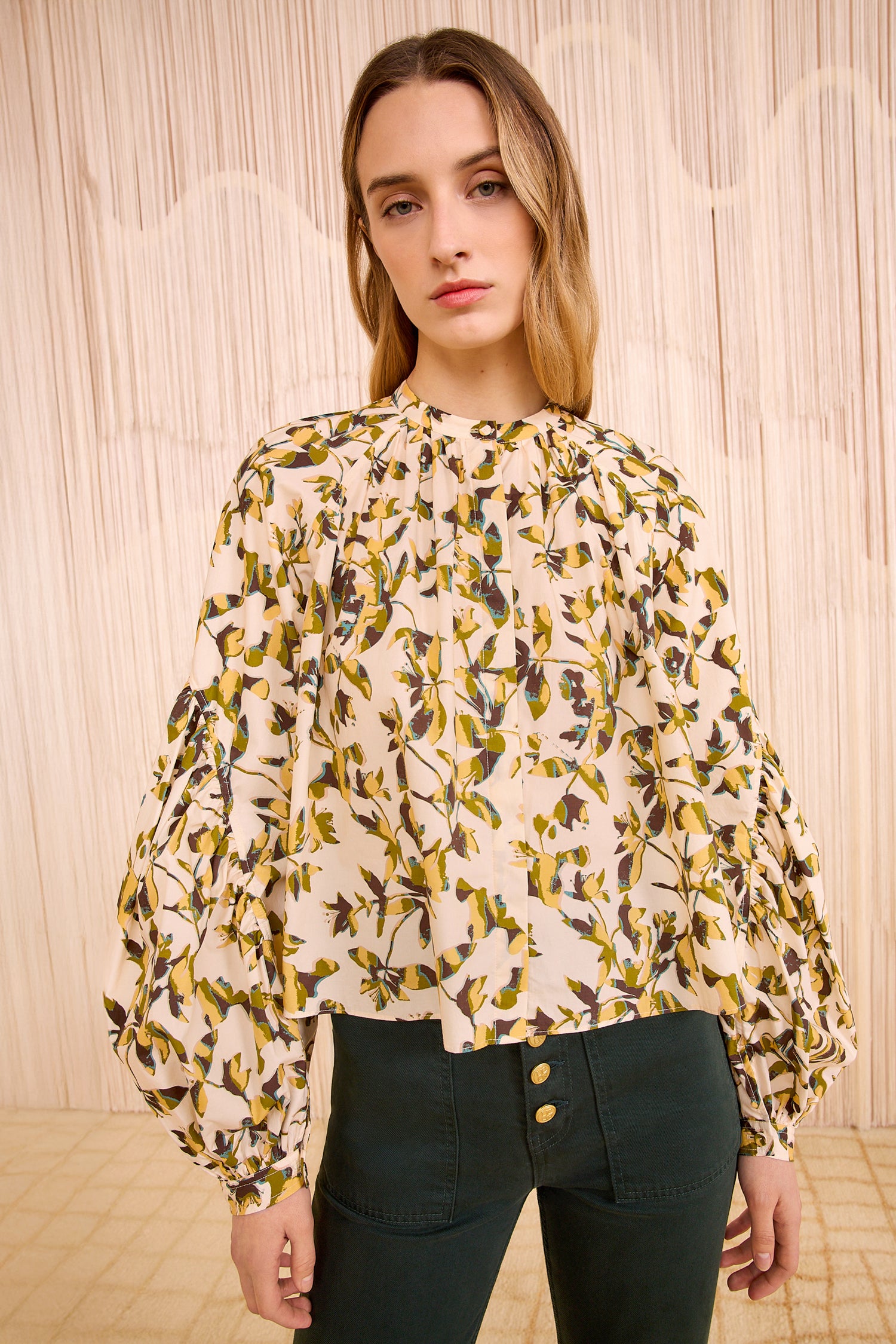 Rowena Long Sleeve Blouse - Lucent