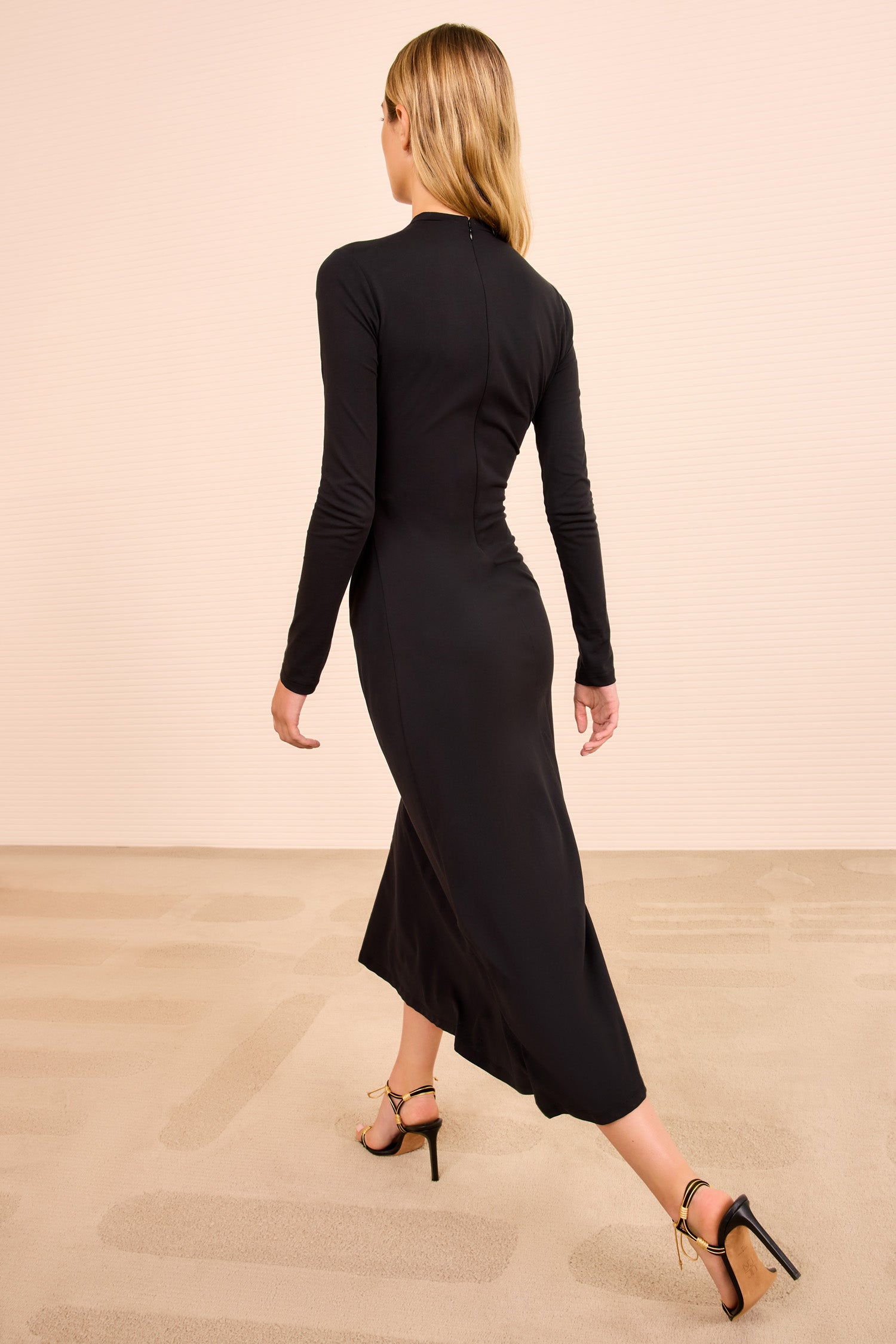 Ulla Johnson Safi Long Sleeve Dress - Noir