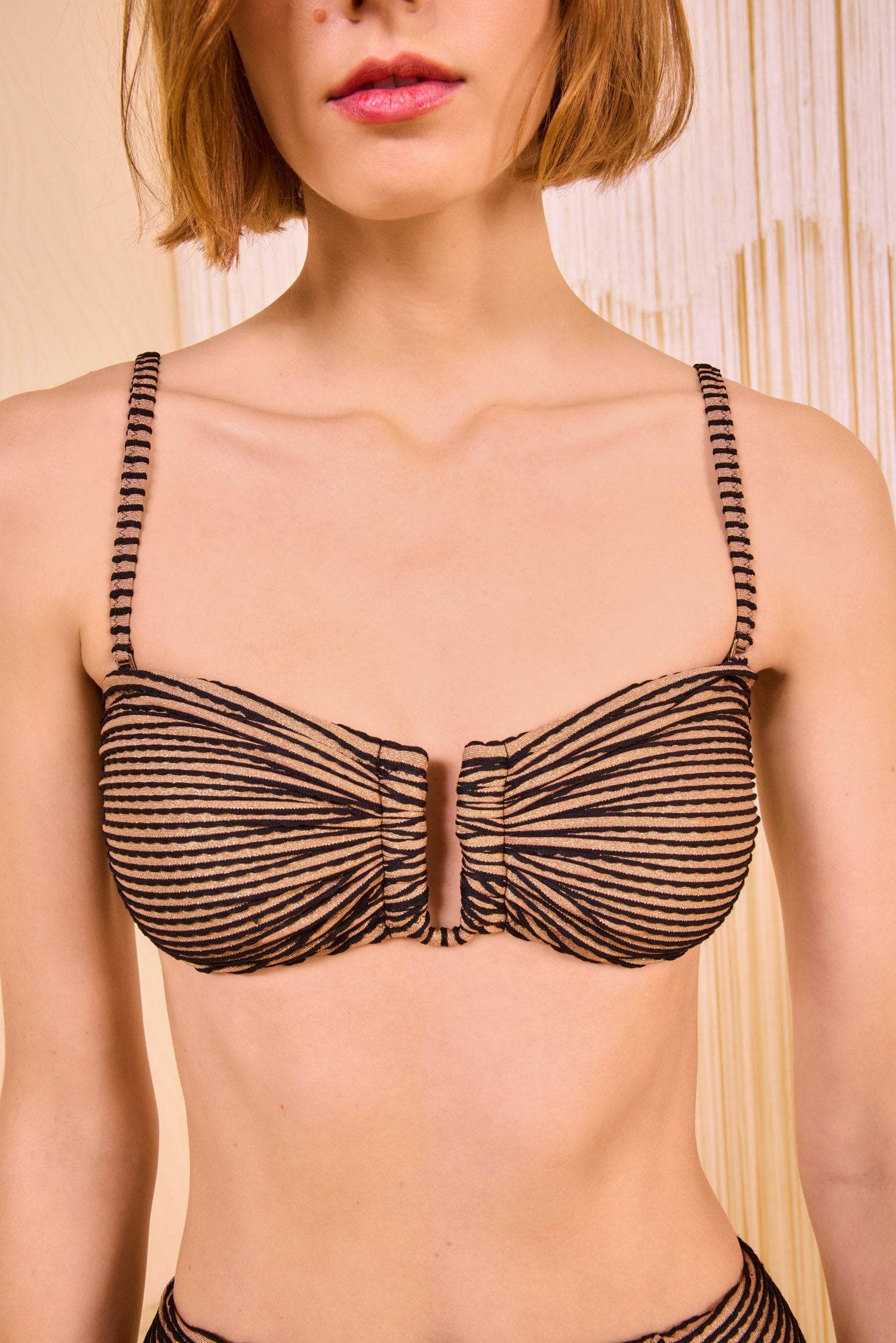 Santorini Scalloped Bikini Top - Helios