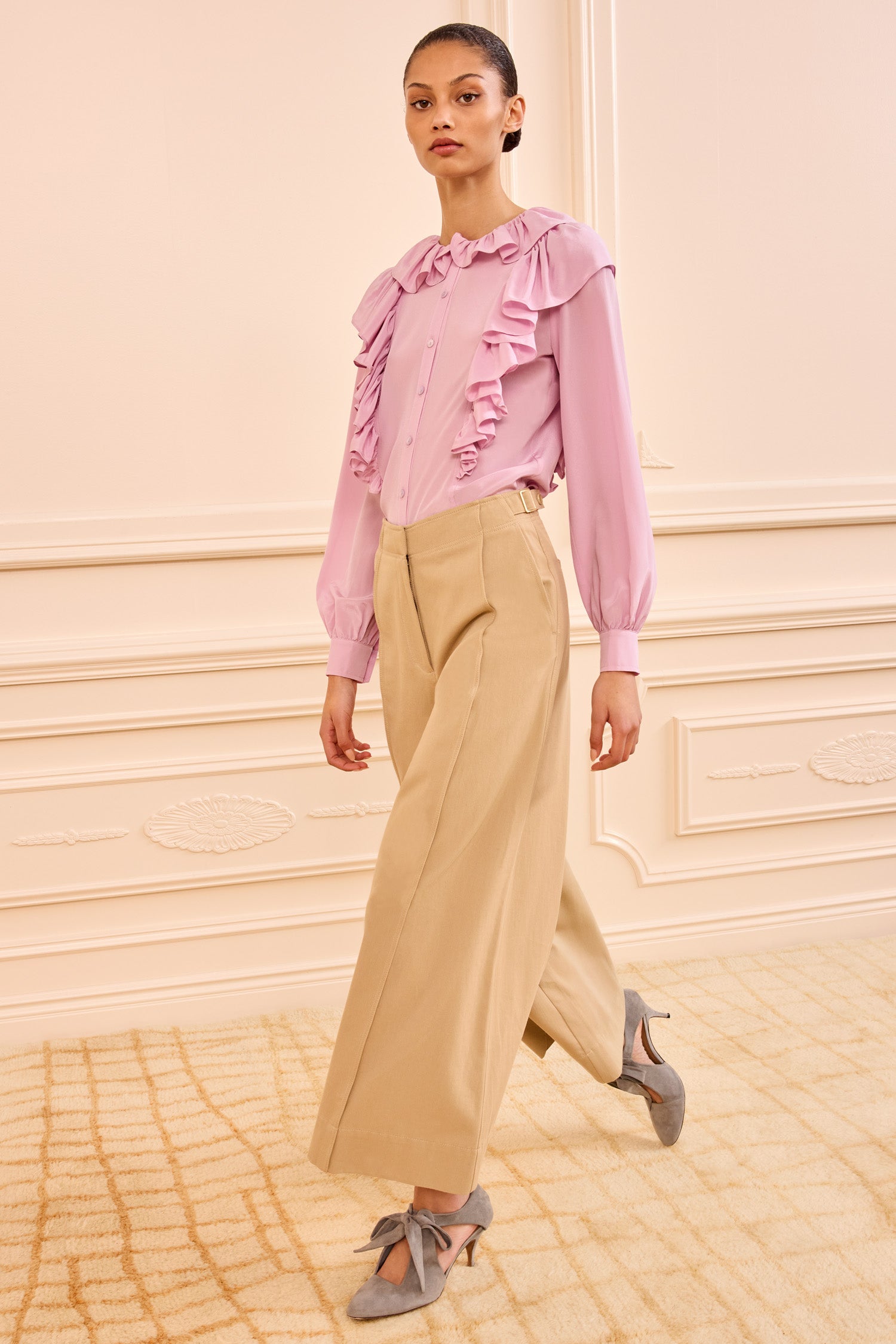 Sascha Cropped Trouser - Sahara