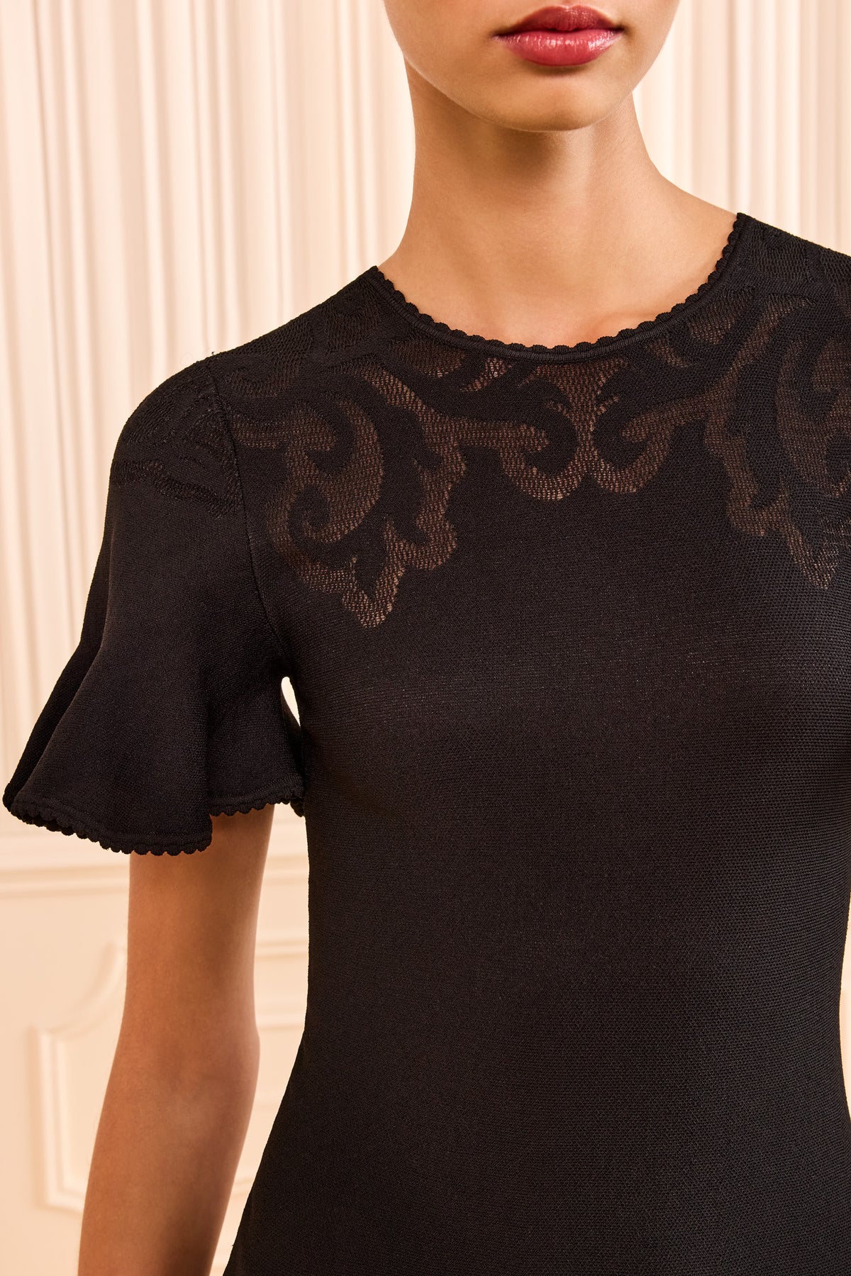 Tahlia Miniabito in maglia - Noir