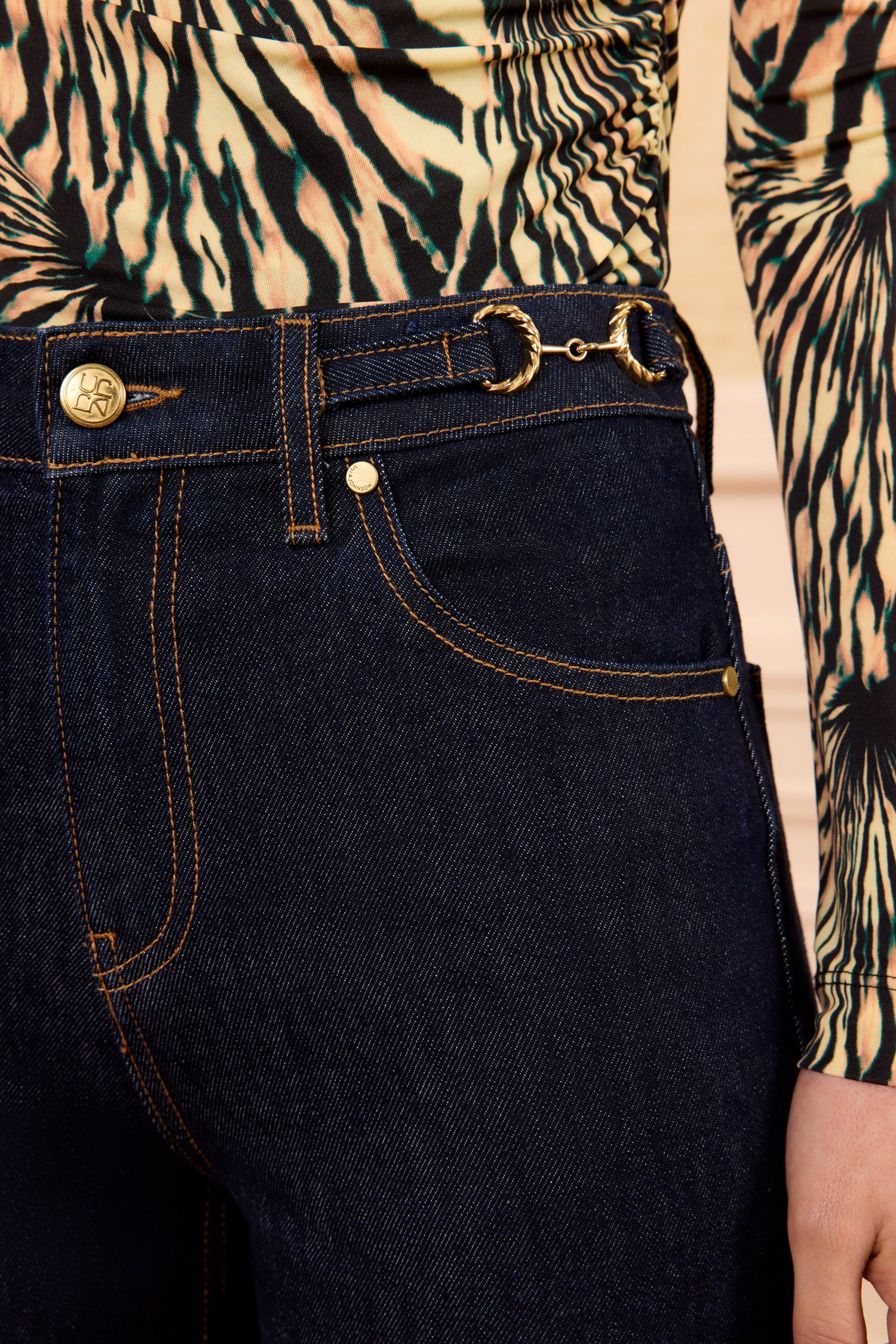 The Colette Straight Leg Jean - Tigris
