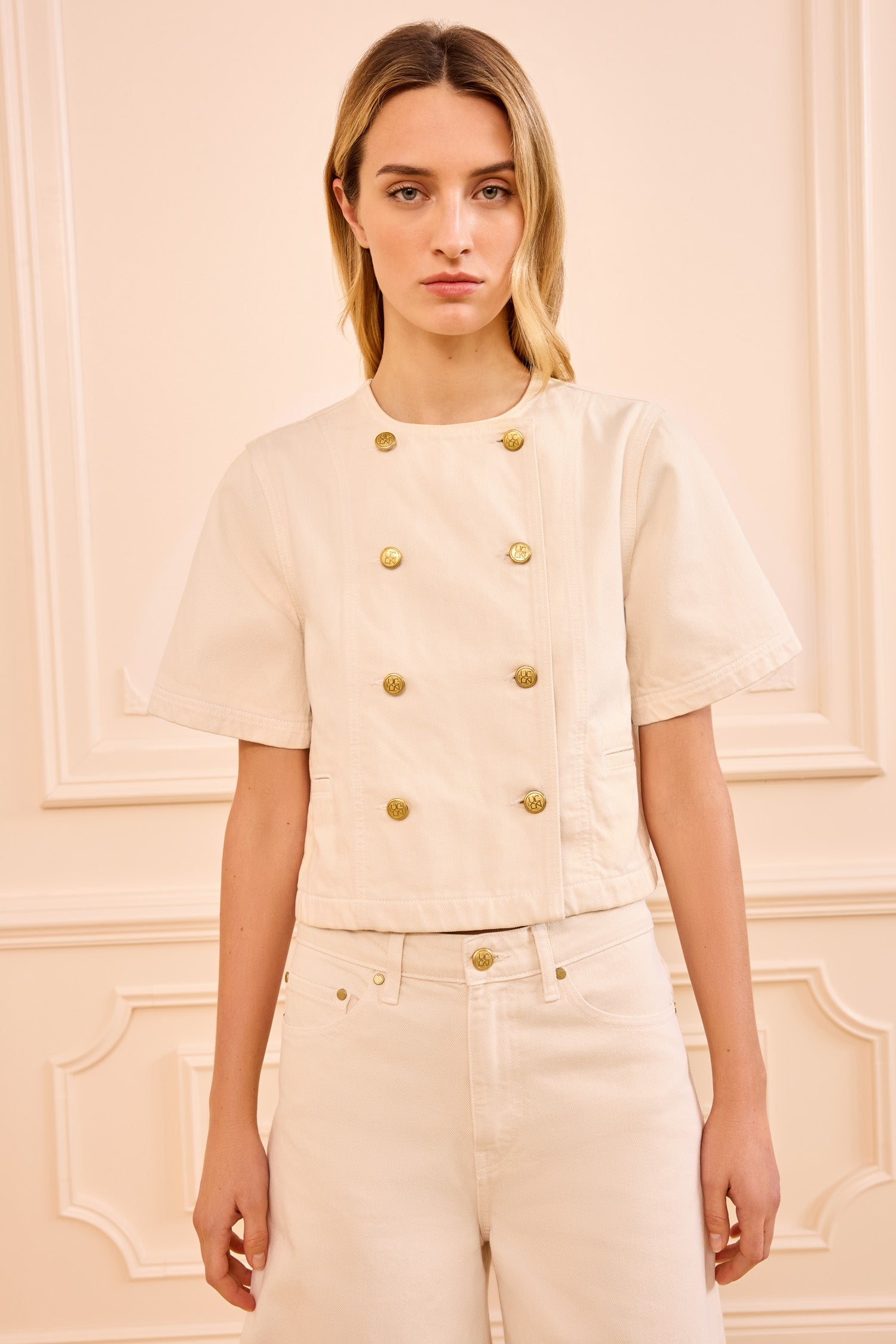 Ulla Johnson The Serge DB Jacket - Cowrie