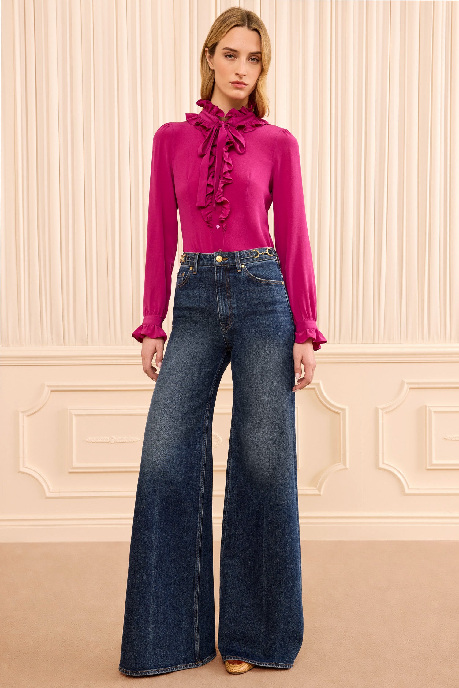 Ulla Johnson The Stretch Valory Flare Jean - Nile