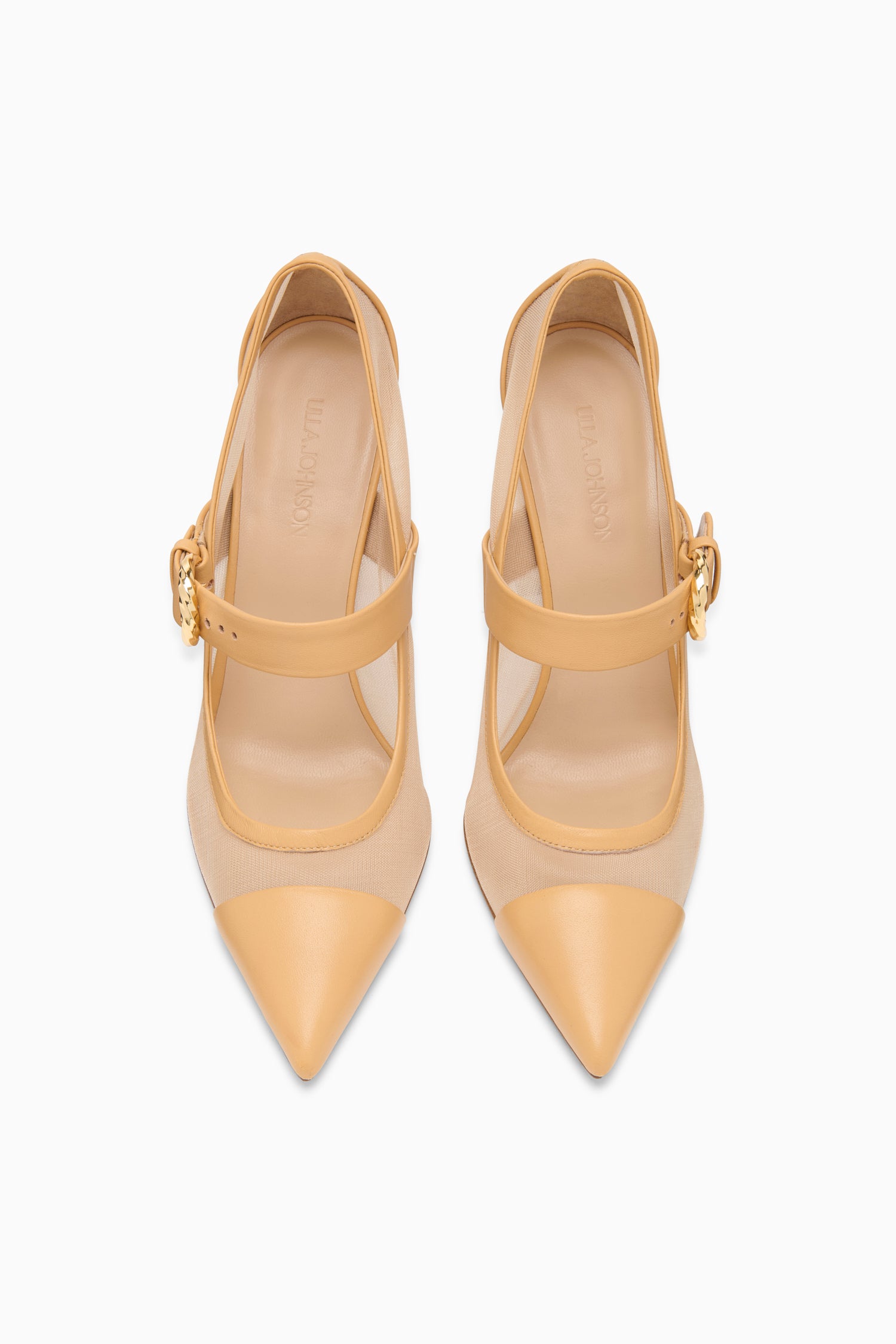 Ulla Johnson Kiki Mesh Heel - Almond