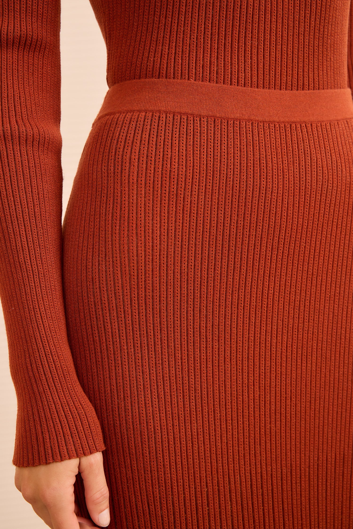 Ulla Johnson Vera Midi Skirt - Copper