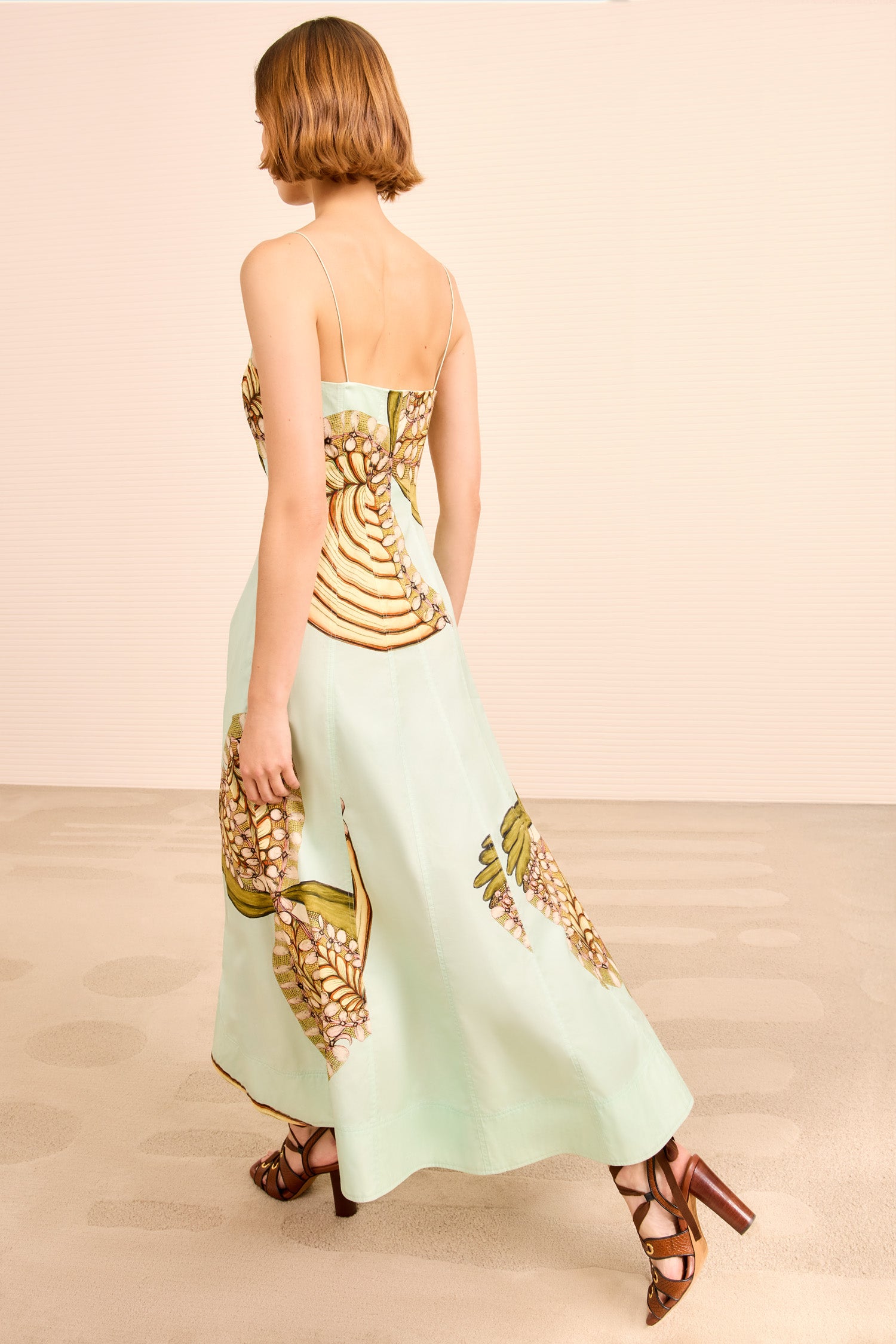 Ulla Johnson Vesela Cami Midi Dress - Water Blossoms