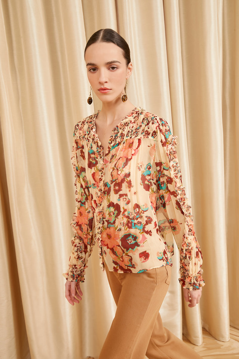 ULLA JOHNSON Sadie high quality Blouse $420