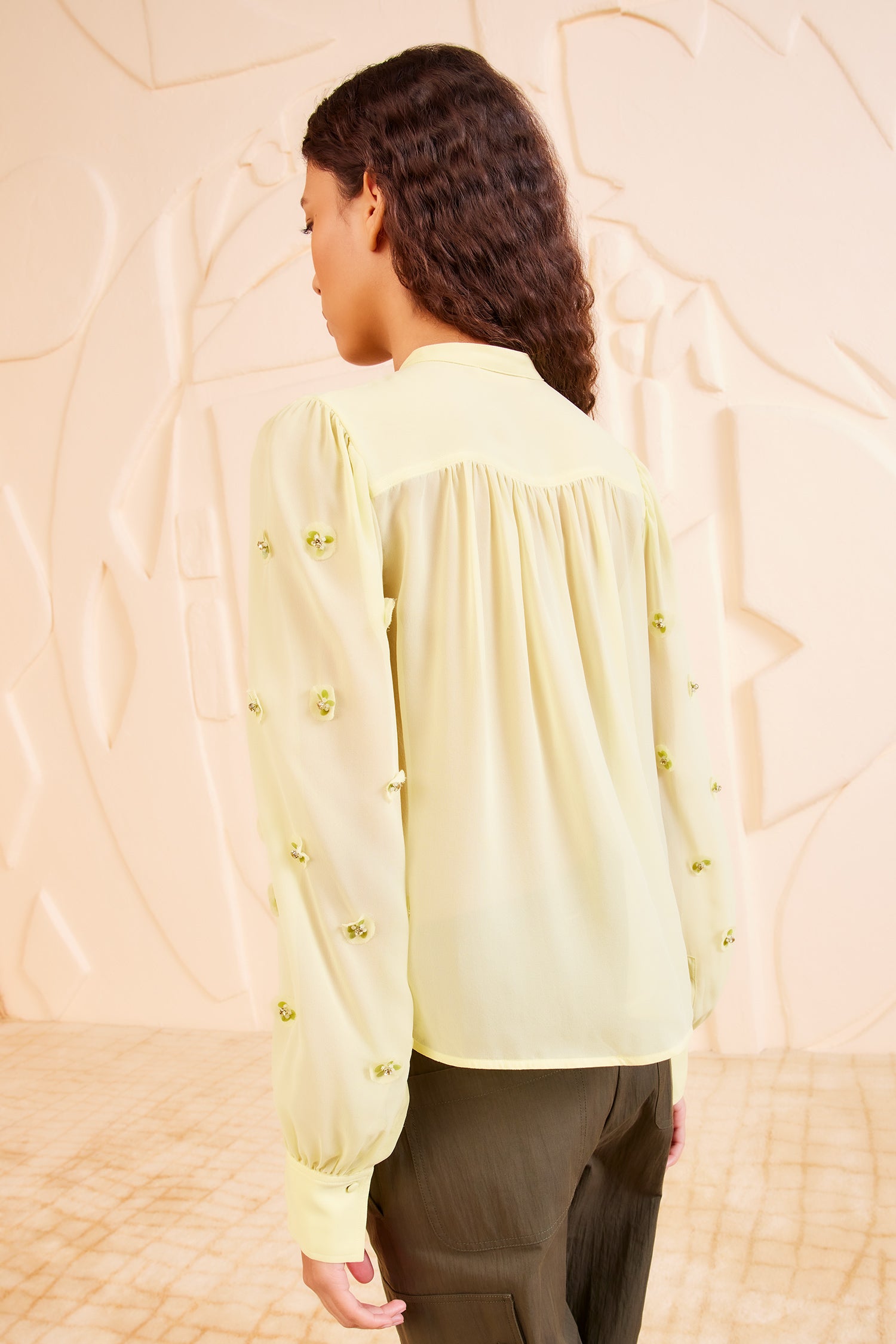 Ulla Johnson Bea Blouse - Citron