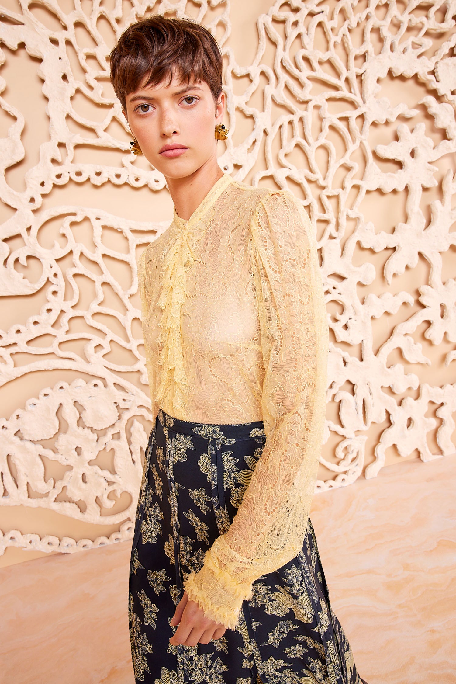 Cecile Blouse - Lemonbalm