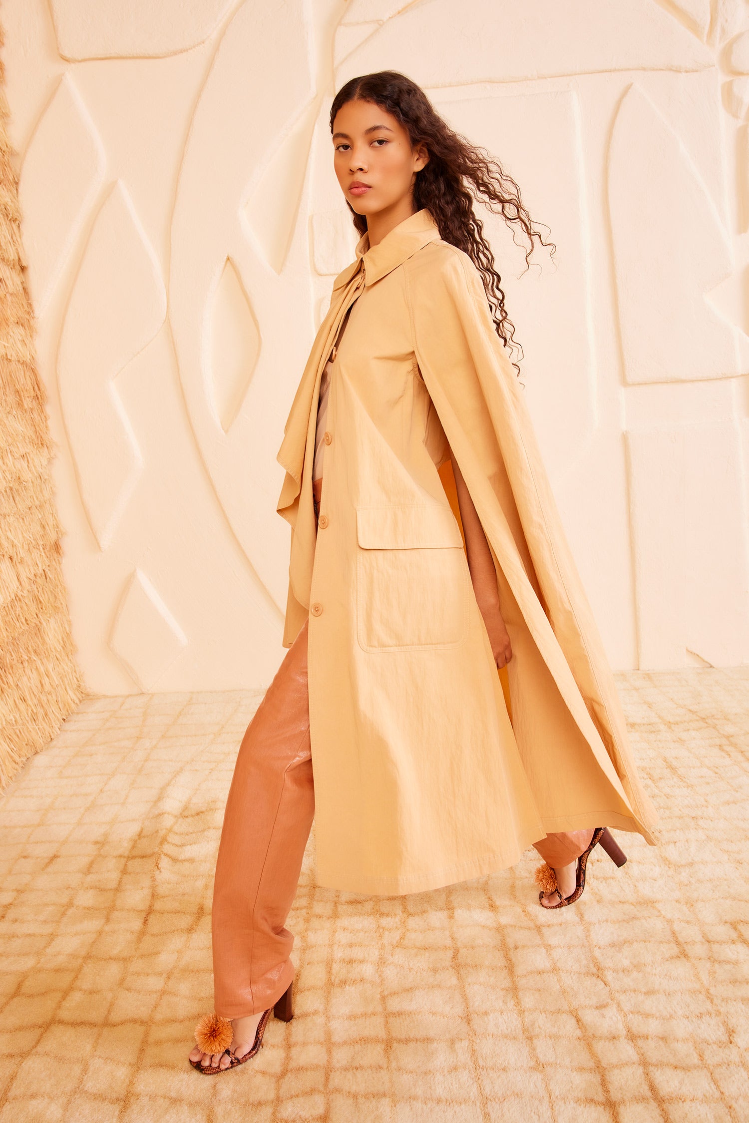 Cecille Coat - Desert Khaki