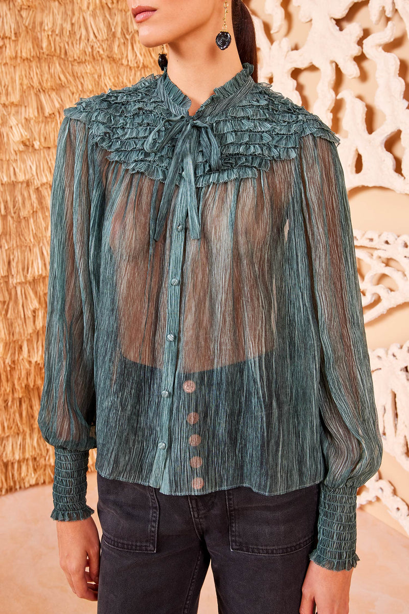 ULLA JOHNSON Sadie high quality Blouse $420