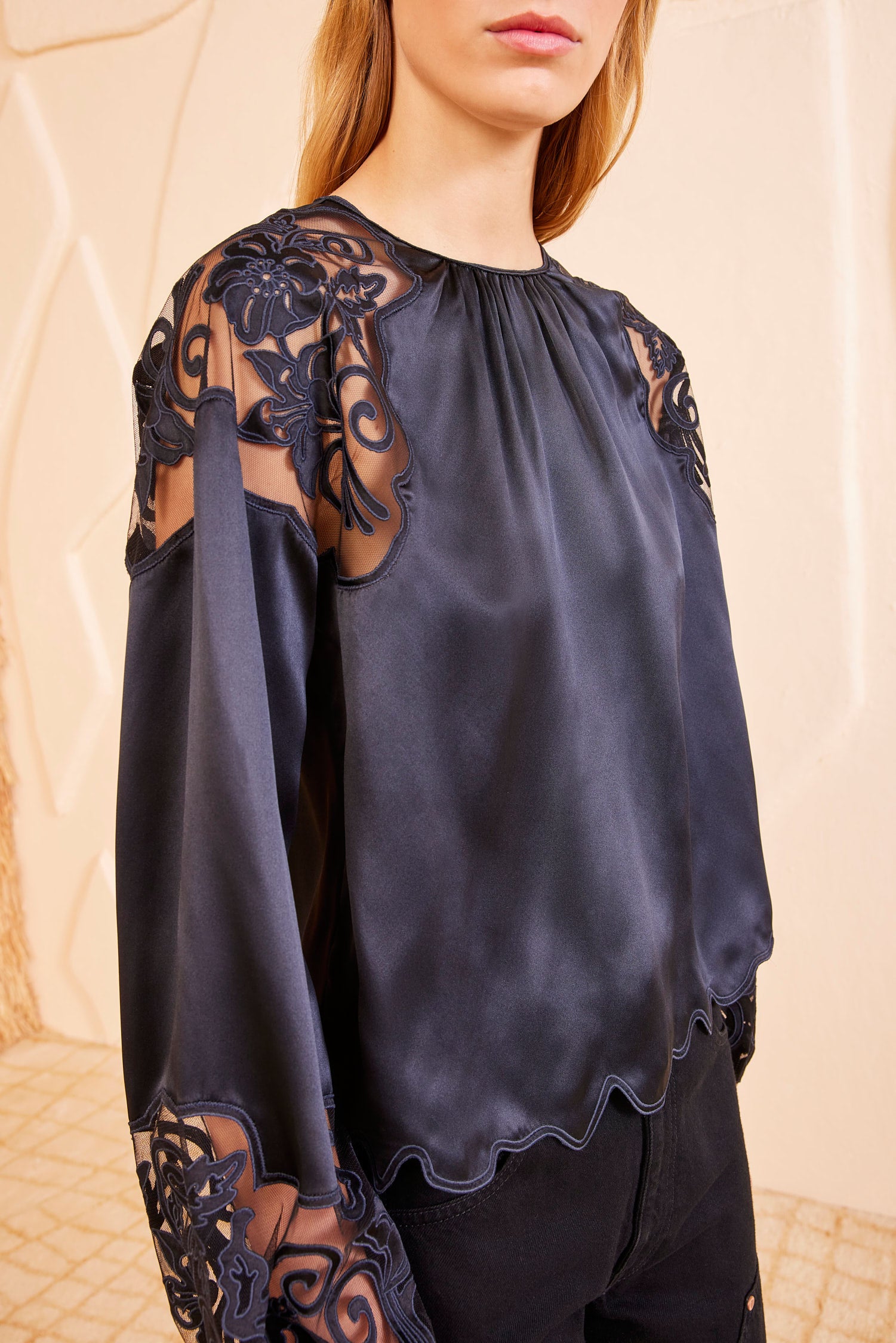 Ulla Johnson Mathilde Blouse - Noir
