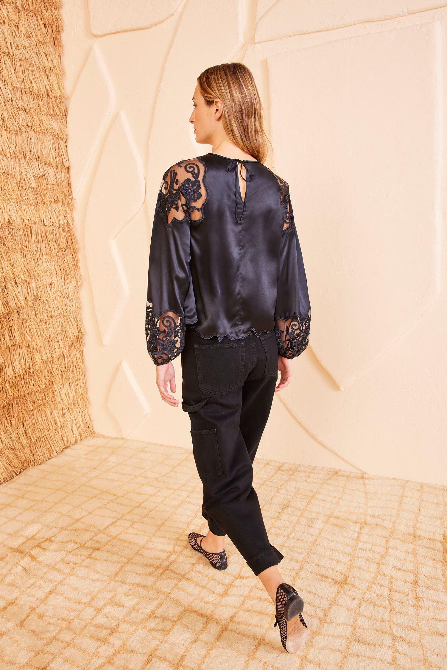 Ulla Johnson Mathilde Blouse - Noir