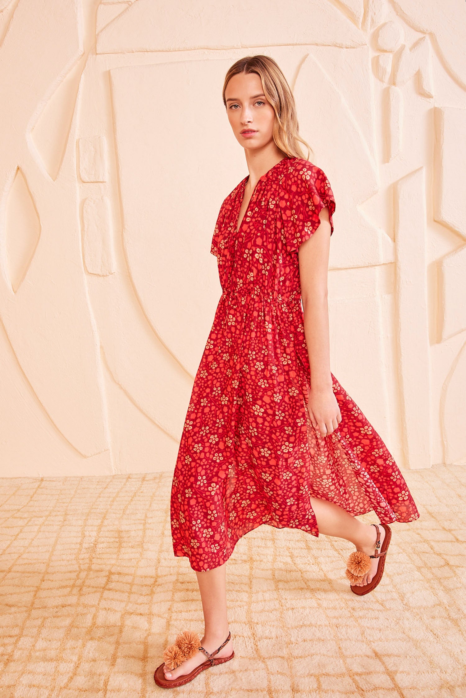 Ulla Johnson Mikaela Coverup - Coral