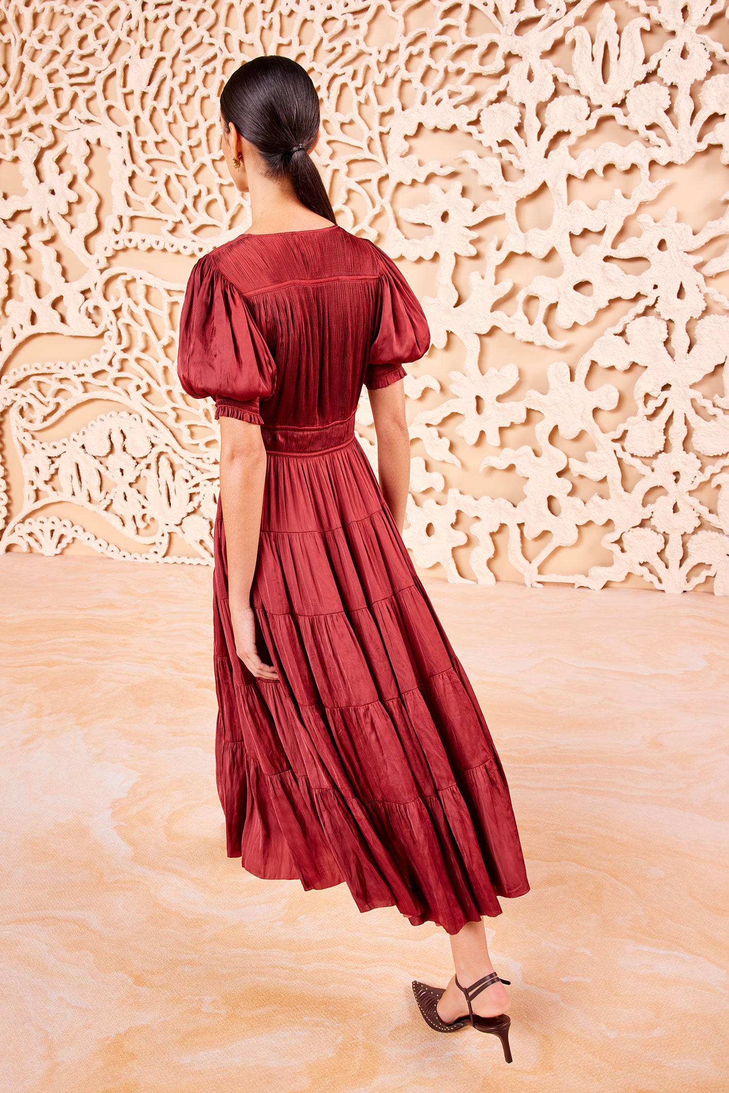 Mirabelle Dress - Claret