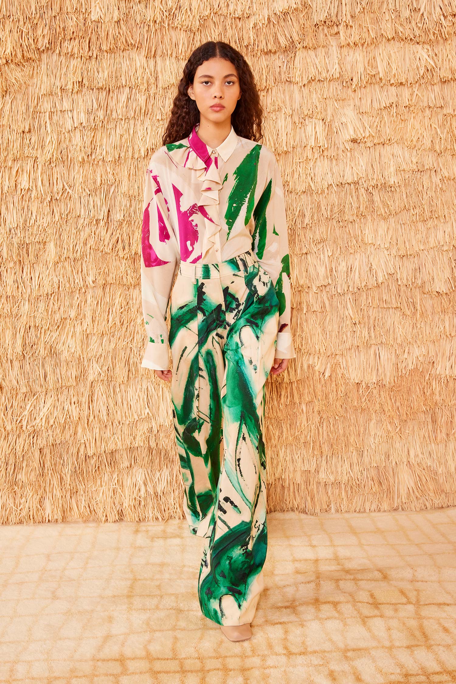 Ulla Johnson Mitchell Pant - Portrait In Green
