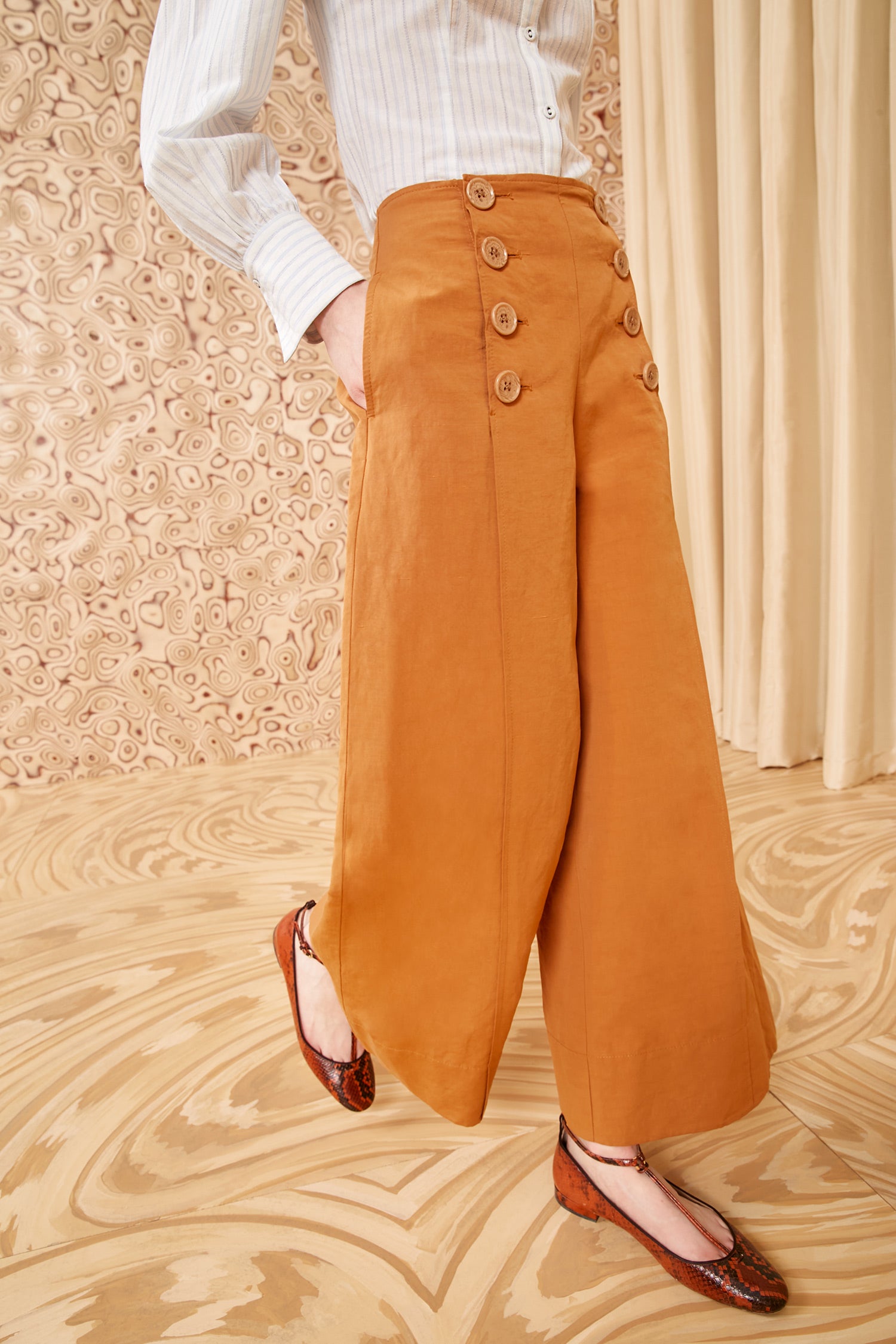 Ulla Johnson Polina Pant - Chamomile